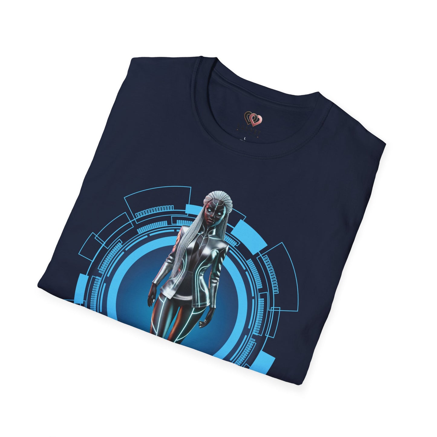 Futuristic Graphic Tee, Unisex Softstyle T-Shirt with Cyberpunk Design, Casual Wear for Tech Lovers, Gift for Gamers, Stylish Everyday [...]