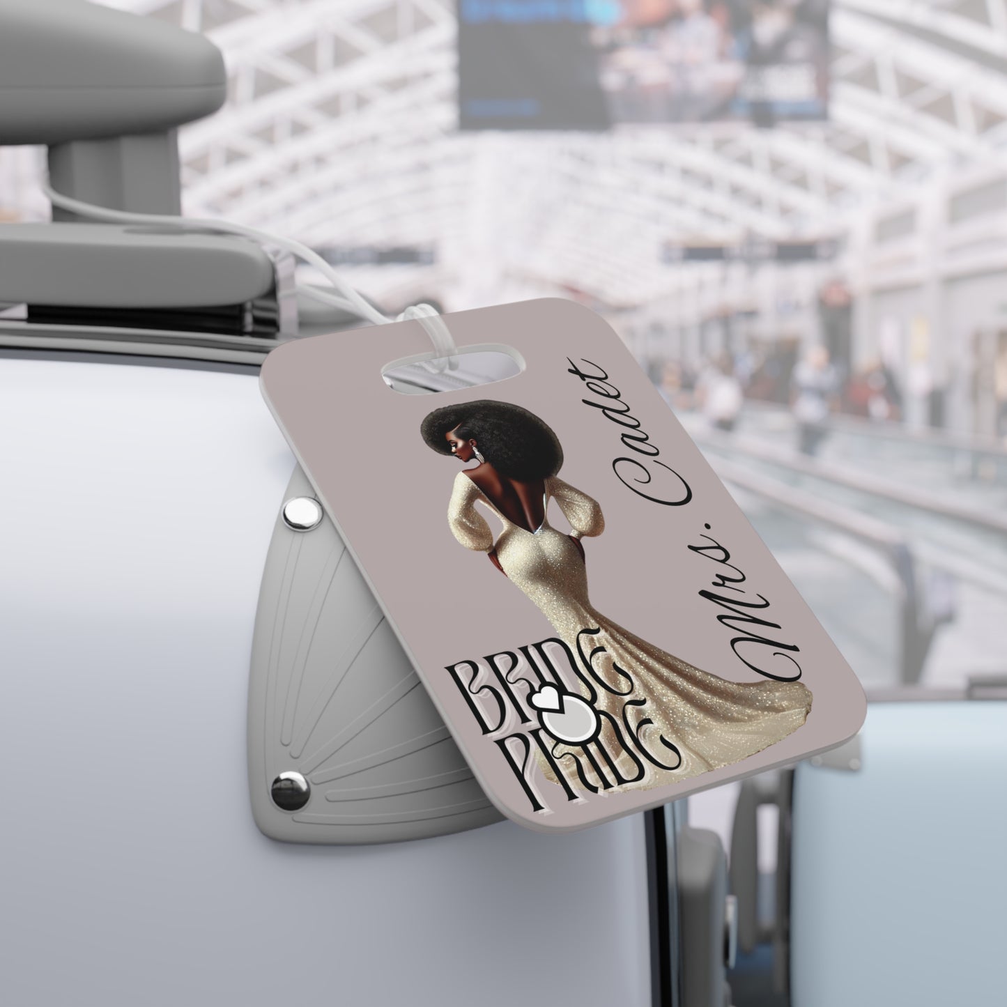 Bride Pride Illustration Luggage Tag