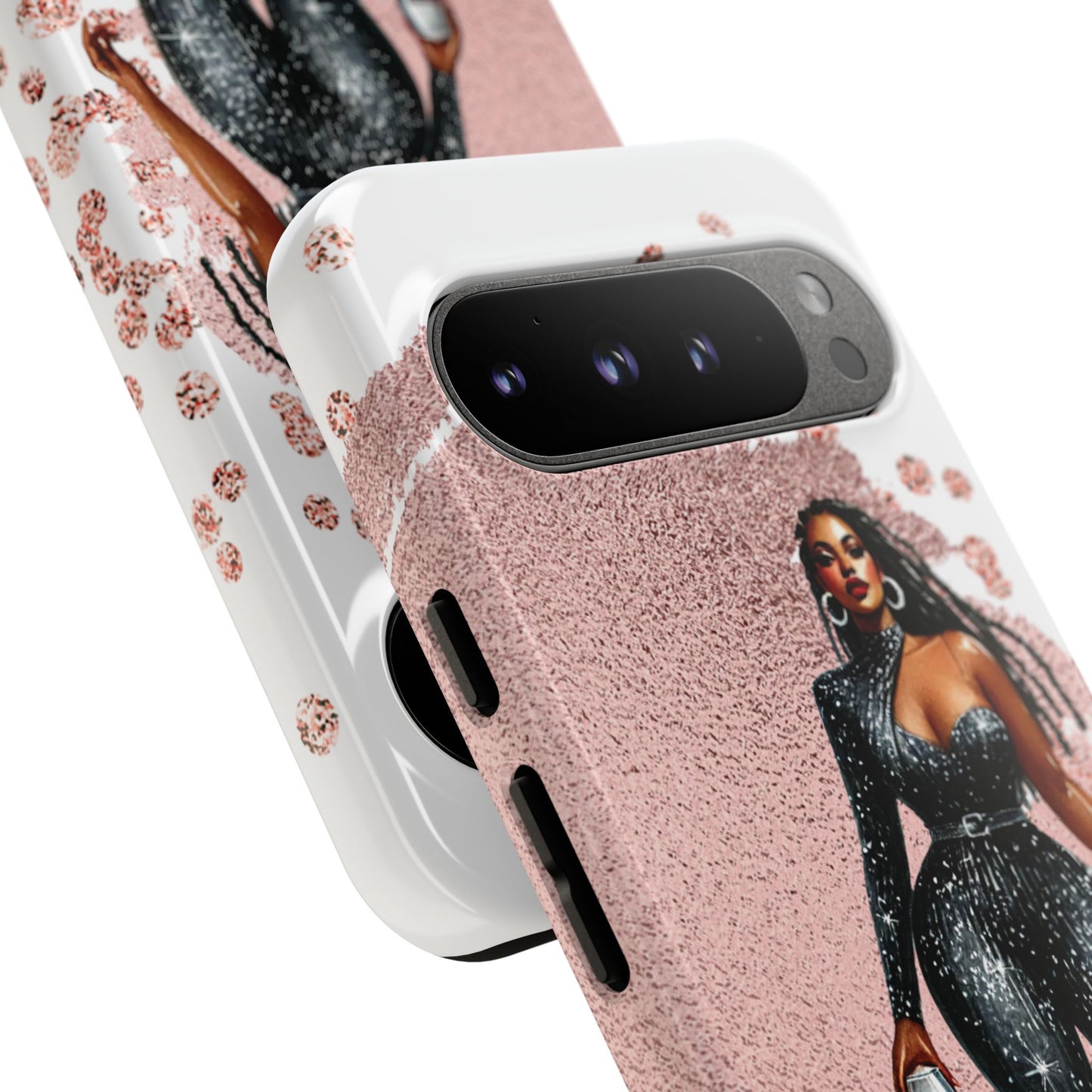 Glamorous Diva Cell Phone Case, Stylish Female Beauty Cover, Tough Cases for Women, Fabulous Girl Boss Accessories, Fashionable Lady Phone