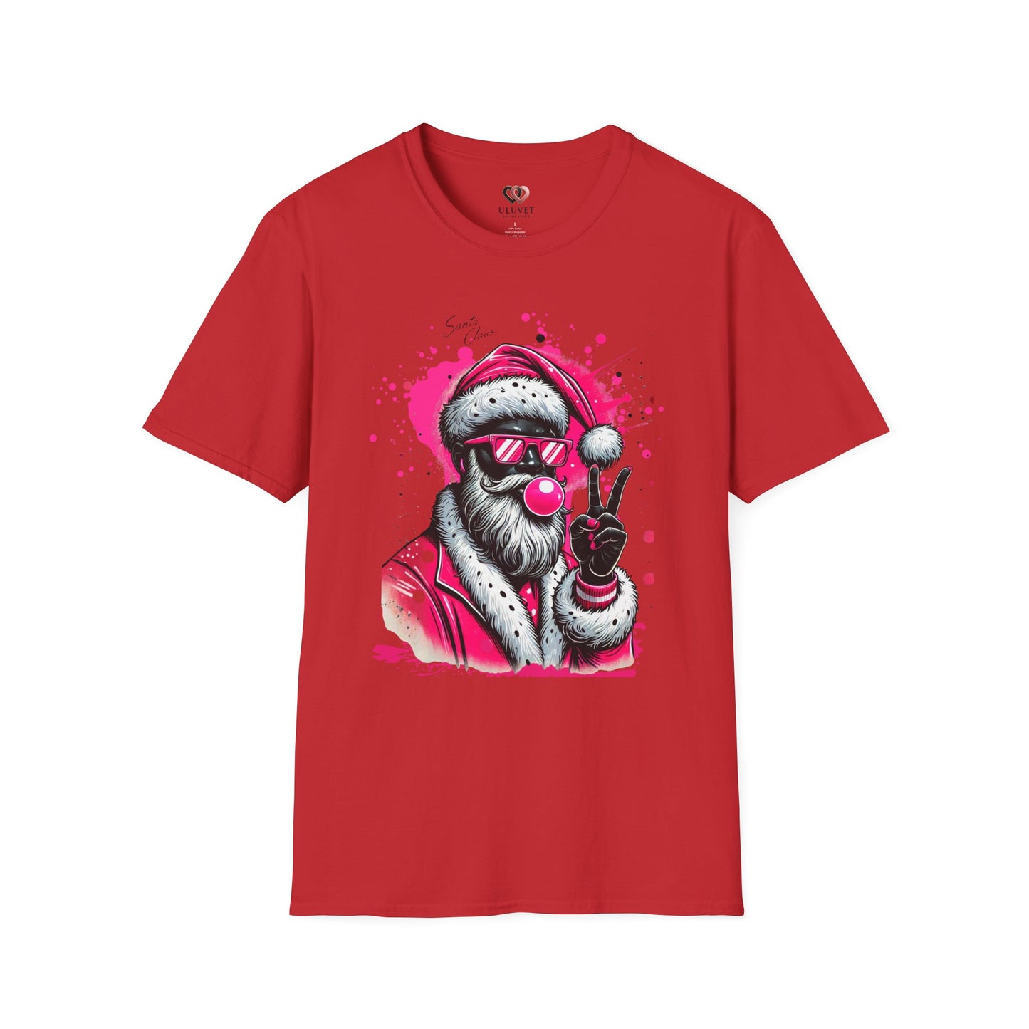 Cool Santa Claus T-Shirt, Fun Christmas Shirt, Holiday Gift, Unisex Tee, Rebellious Santa, Casual Wear