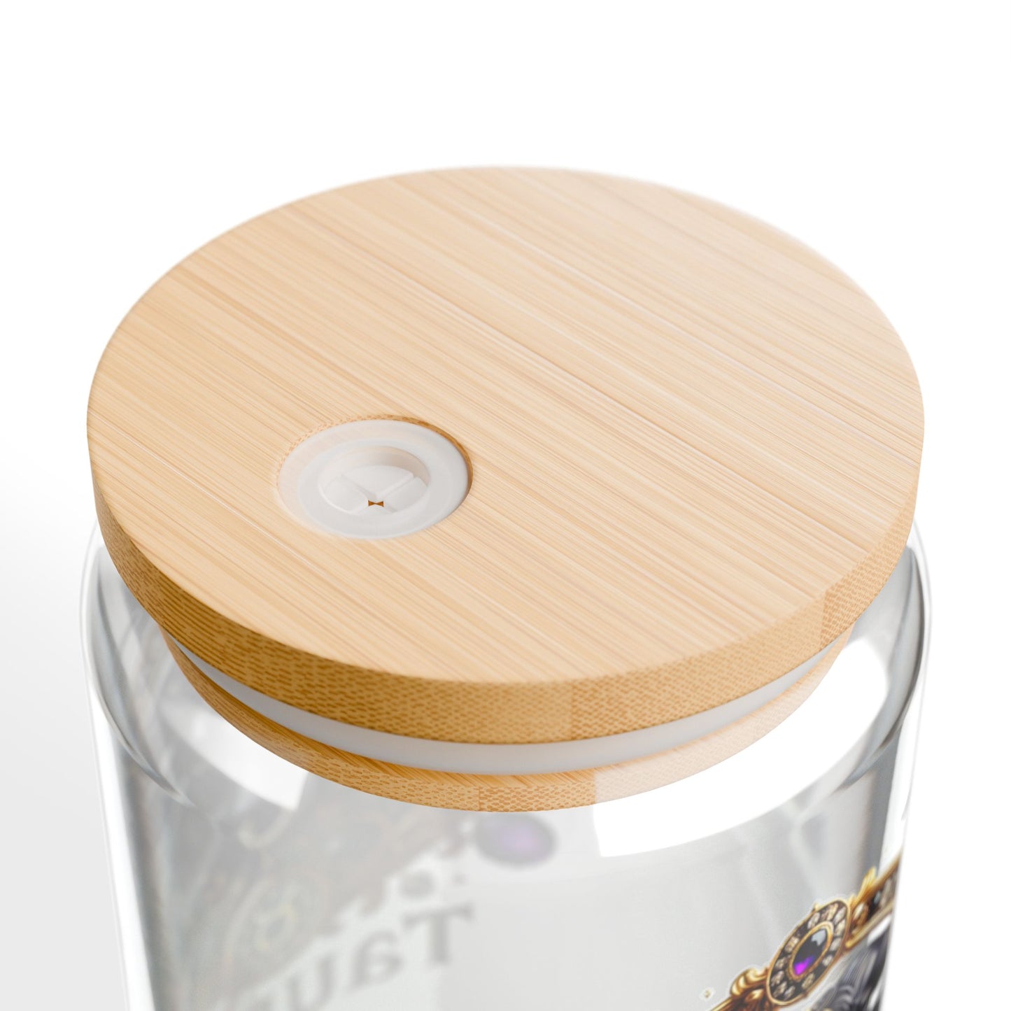 Taurus Sipper Glass, Zodiac Water Bottle, Astrology Gift, 16oz Glass Cup, Horoscope Drinkware, Unique Taurus Present