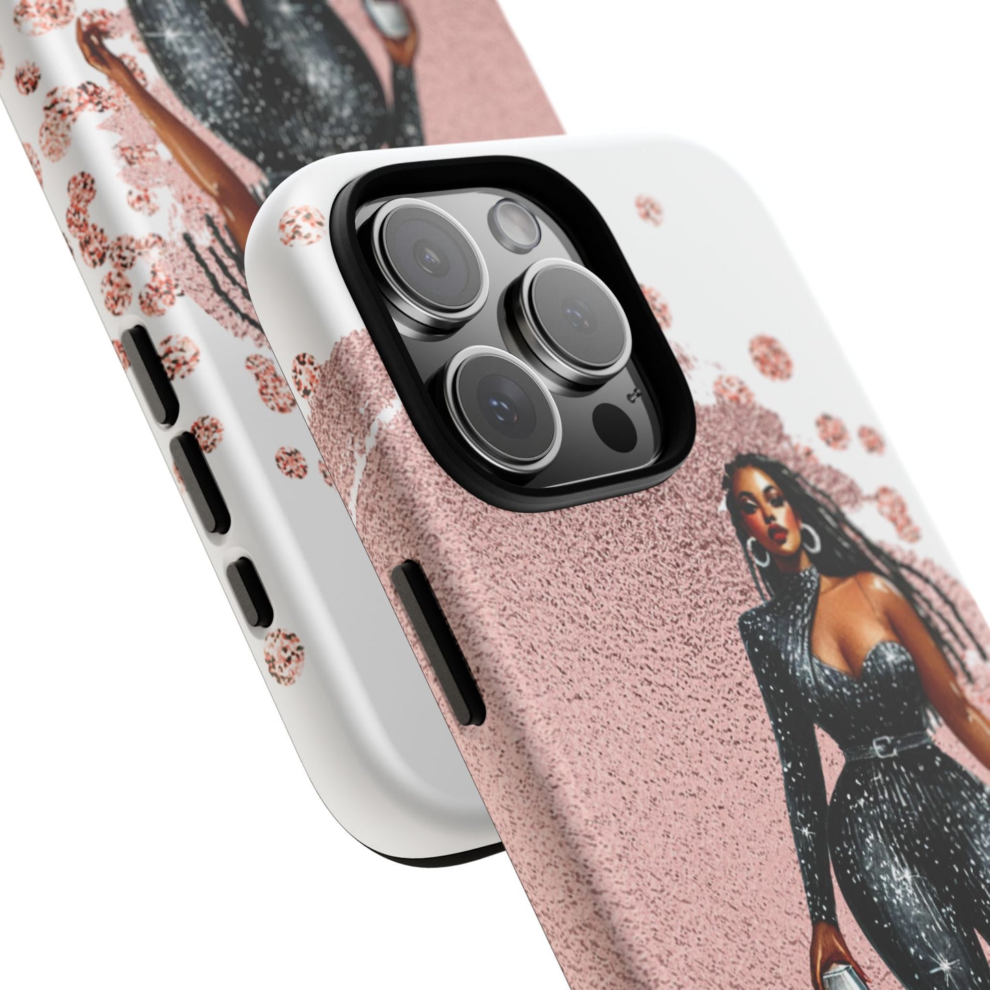 Glamorous Diva Cell Phone Case, Stylish Female Beauty Cover, Tough Cases for Women, Fabulous Girl Boss Accessories, Fashionable Lady Phone