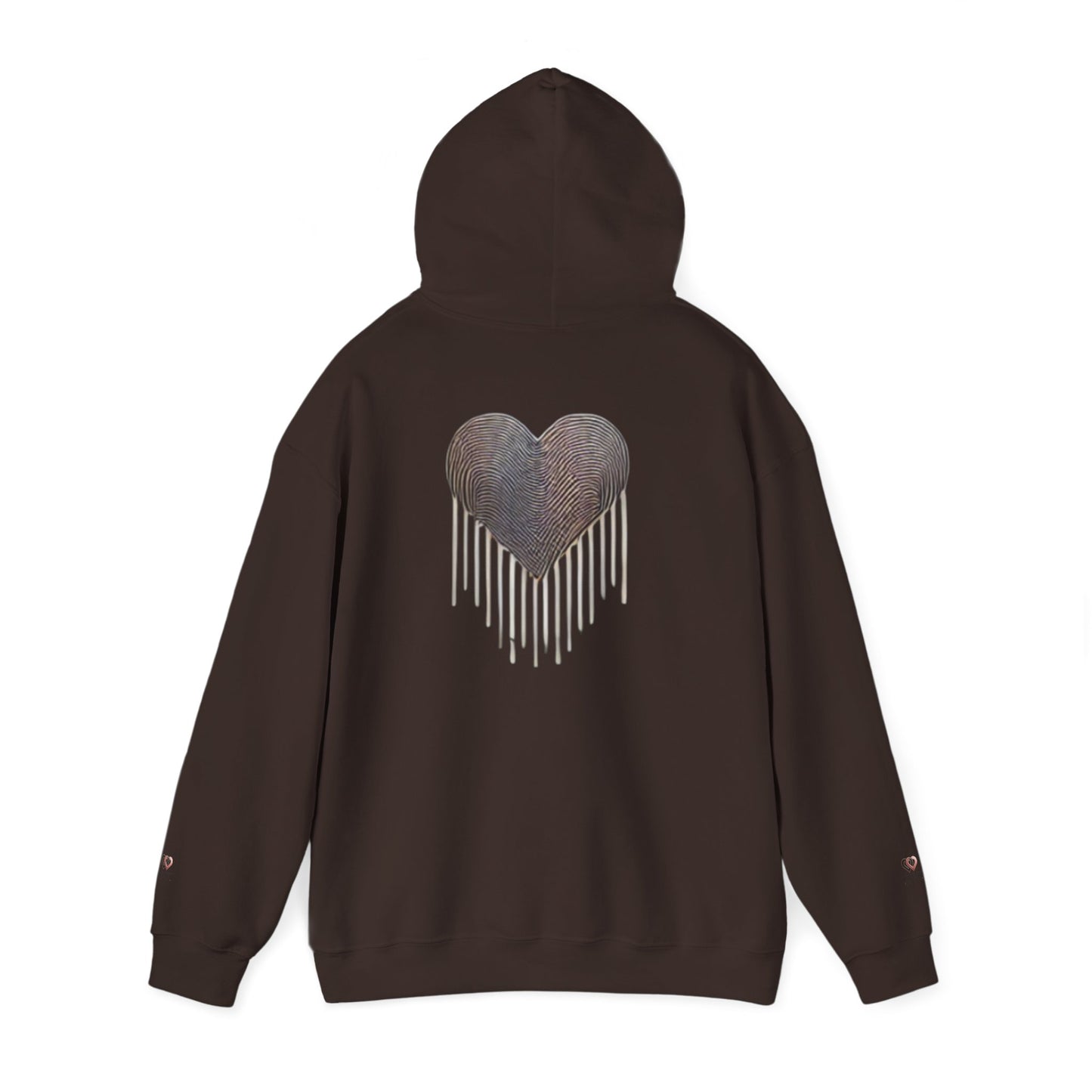 Heart Drip Unisex Hoodie - Cozy Love Sweatshirt, Graphic Hoodie, Winter Fashion, Gift for Her, Valentine's Day Gift