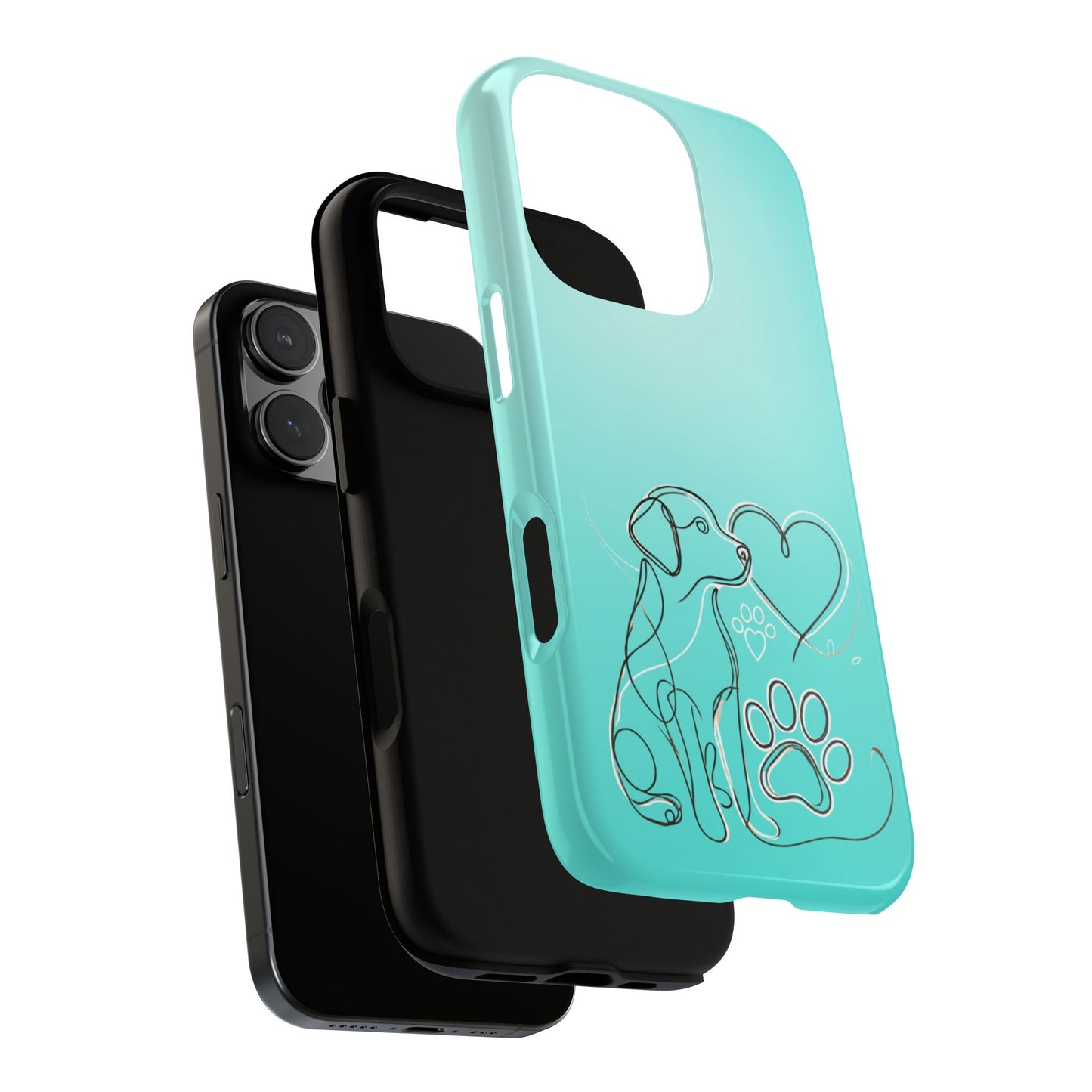 Pet Lover Phone Case, Dog Lover Gift, Cute Pet Accessory, Dog Paw Design Case, Unique Phone Cover, Animal Lover Gift