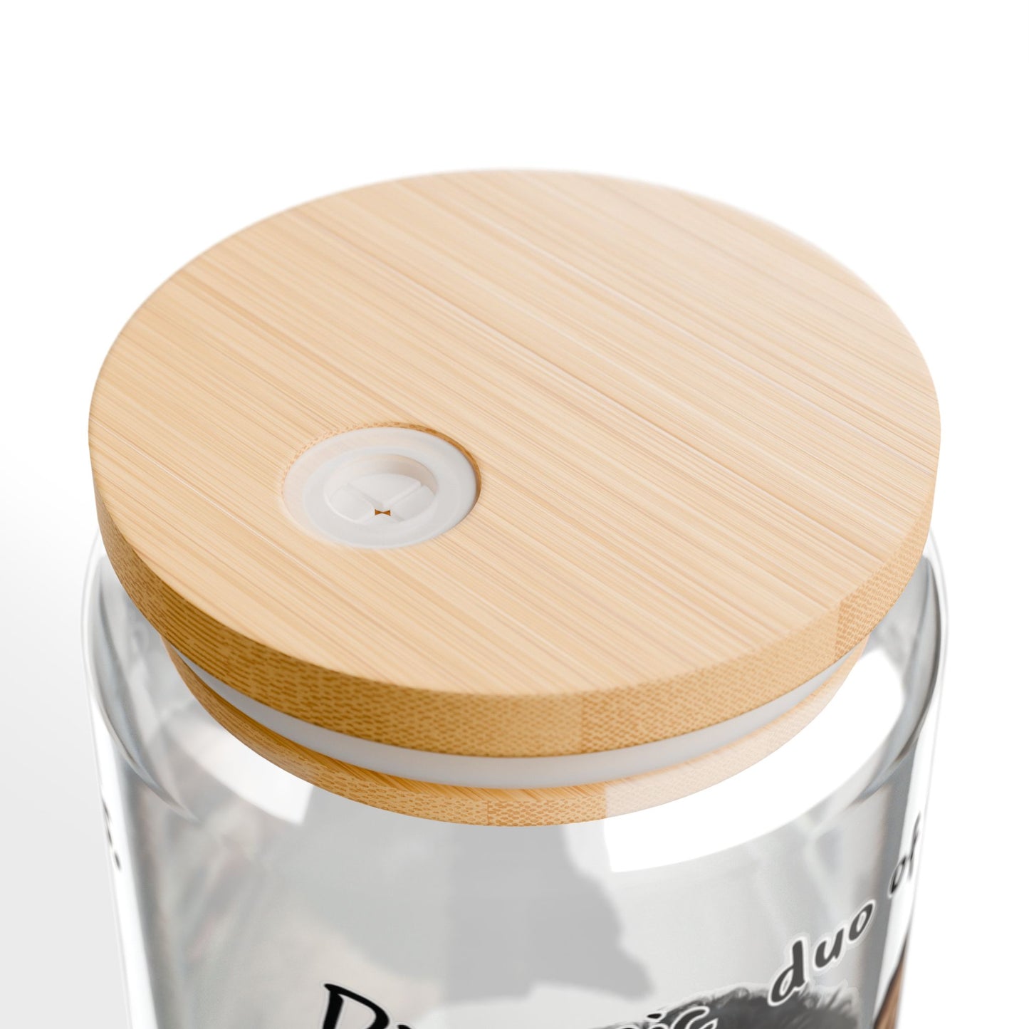 Dog Lovers Sipper Glass, 16oz - Cute Pet Drinkware, Doodle Dog Glass, Gift for Pet Owners, Funny Animal Cup, Beverage Container