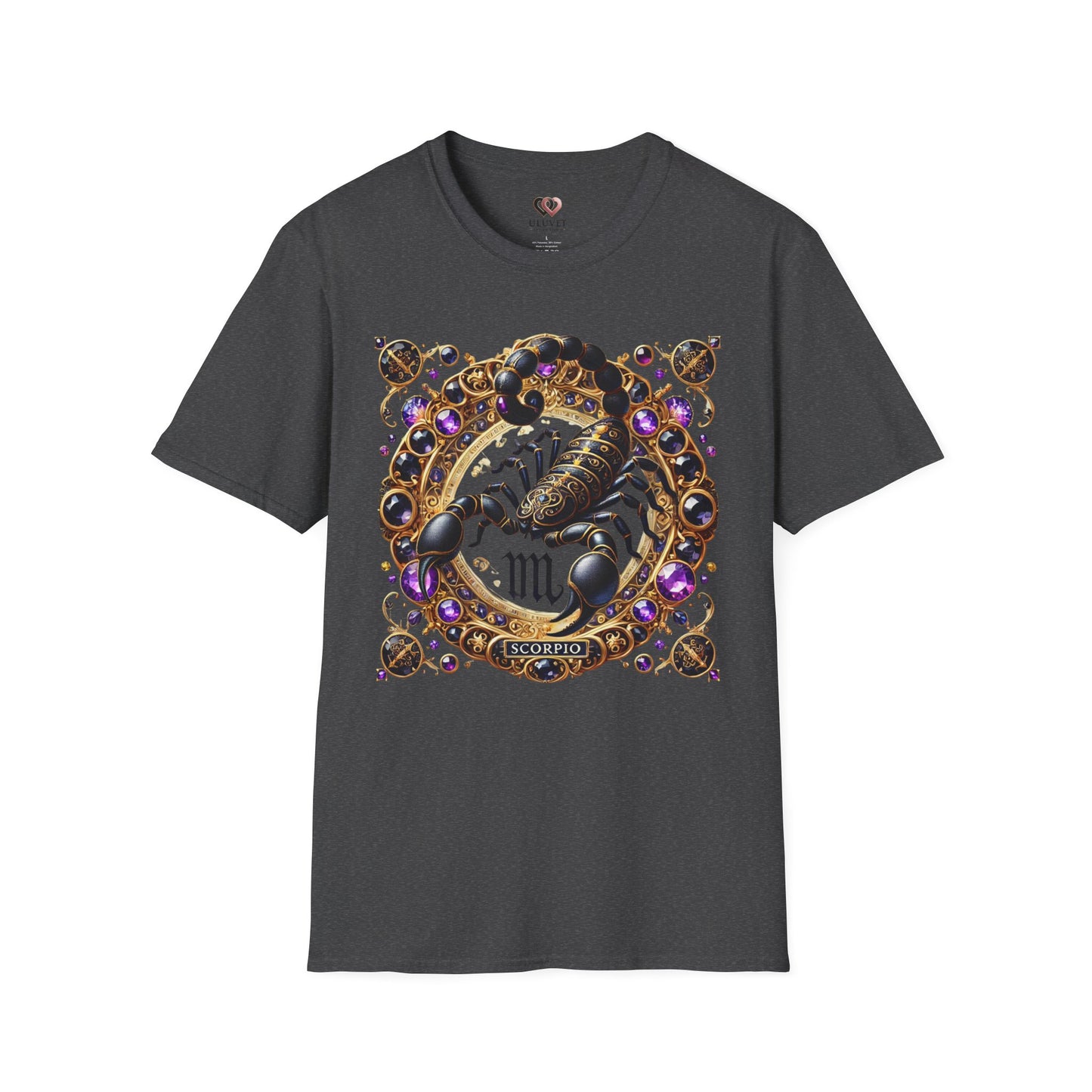 Scorpio Zodiac T-Shirt, Unisex Astrology Shirt, Horoscope Gift, Celestial Print Tee, November Birthday Shirt, Astrology Lover's Apparel
