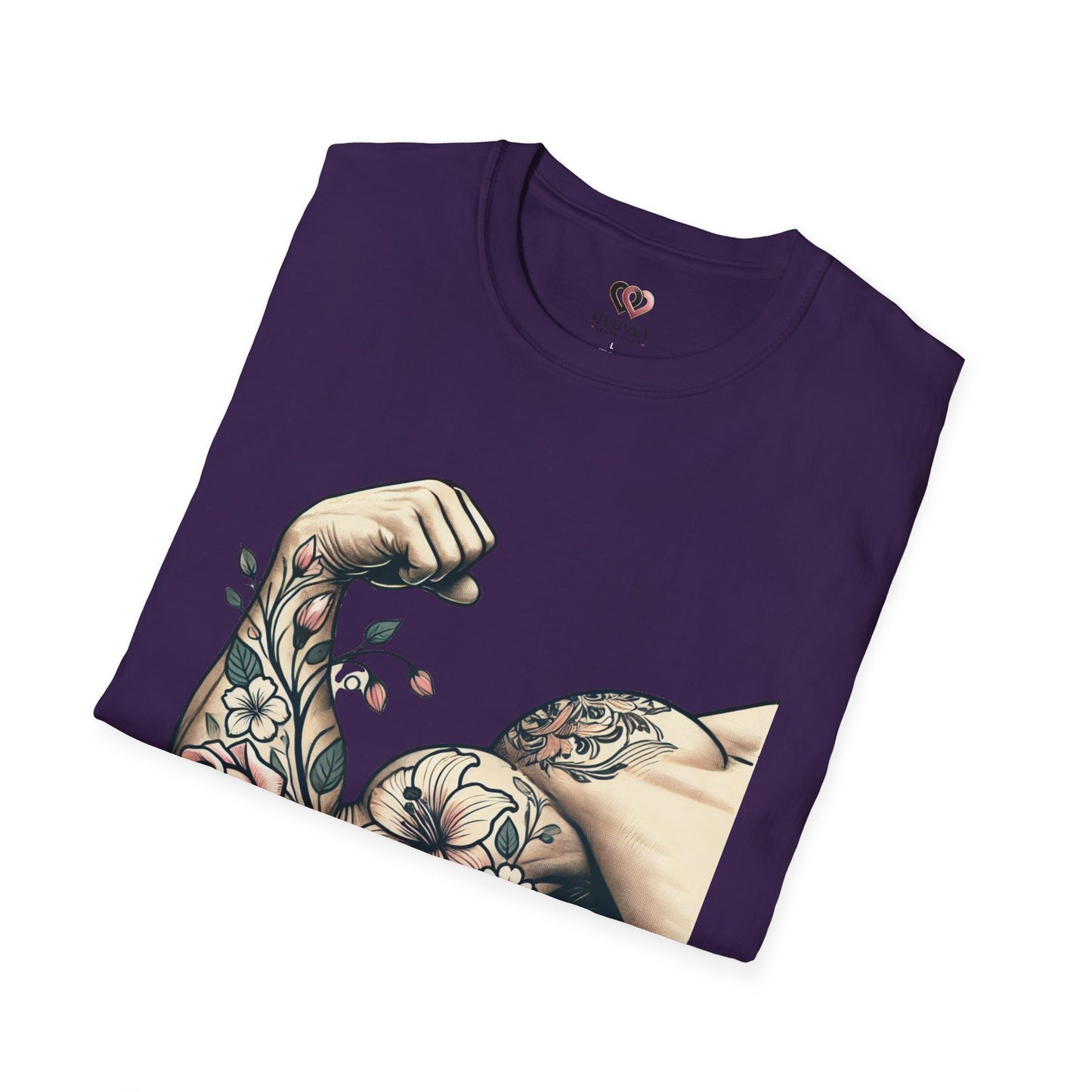 Floral Arm Tattoo T-Shirt, Stylish Unisex Tee, Summer Fashion, Gift for Him or Her, Tattoo Lovers Apparel, Casual Wear