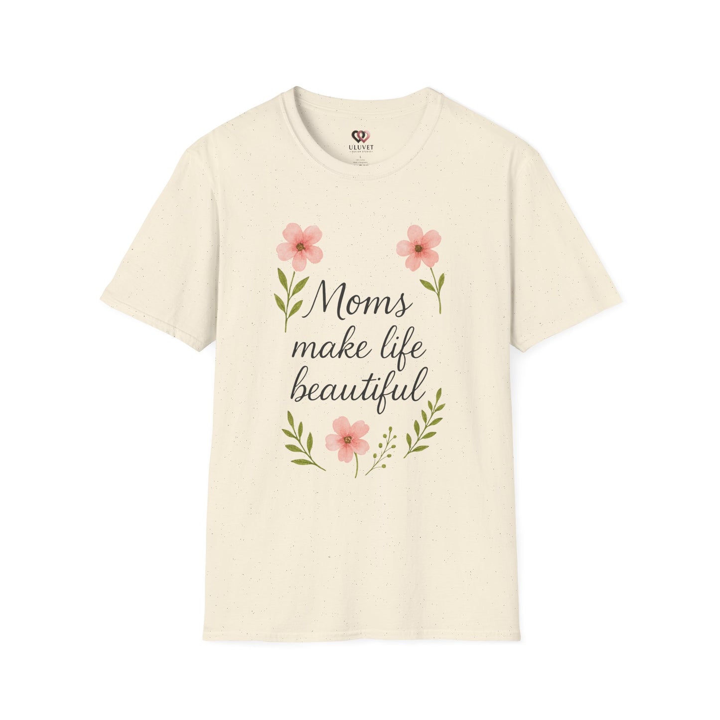 Mom's Life Beautiful T-Shirt, Perfect Gift for Moms, Mother's Day Tee, Floral Graphic Tee, Casual Wear, Mother's Day,