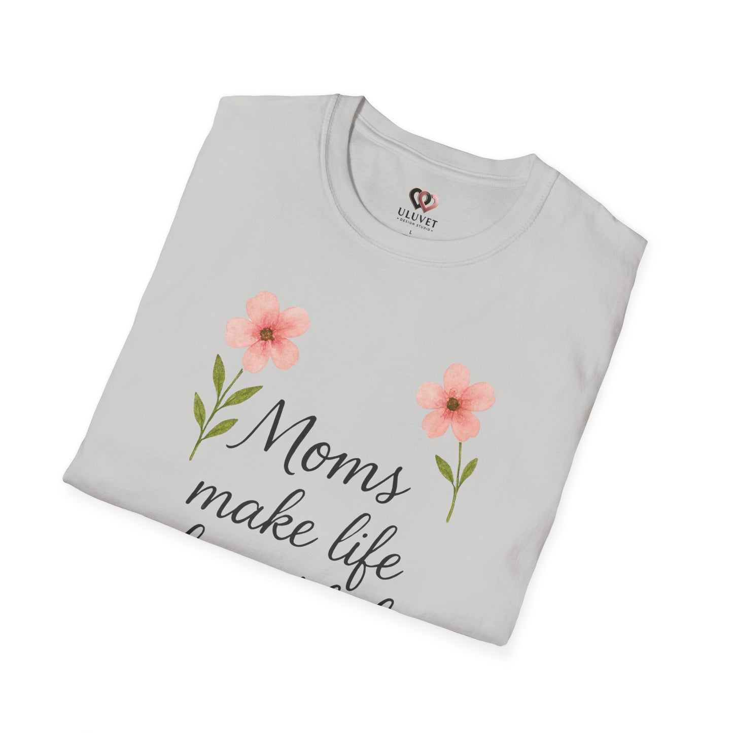 Mom's Life Beautiful T-Shirt, Perfect Gift for Moms, Mother's Day Tee, Floral Graphic Tee, Casual Wear, Mother's Day,