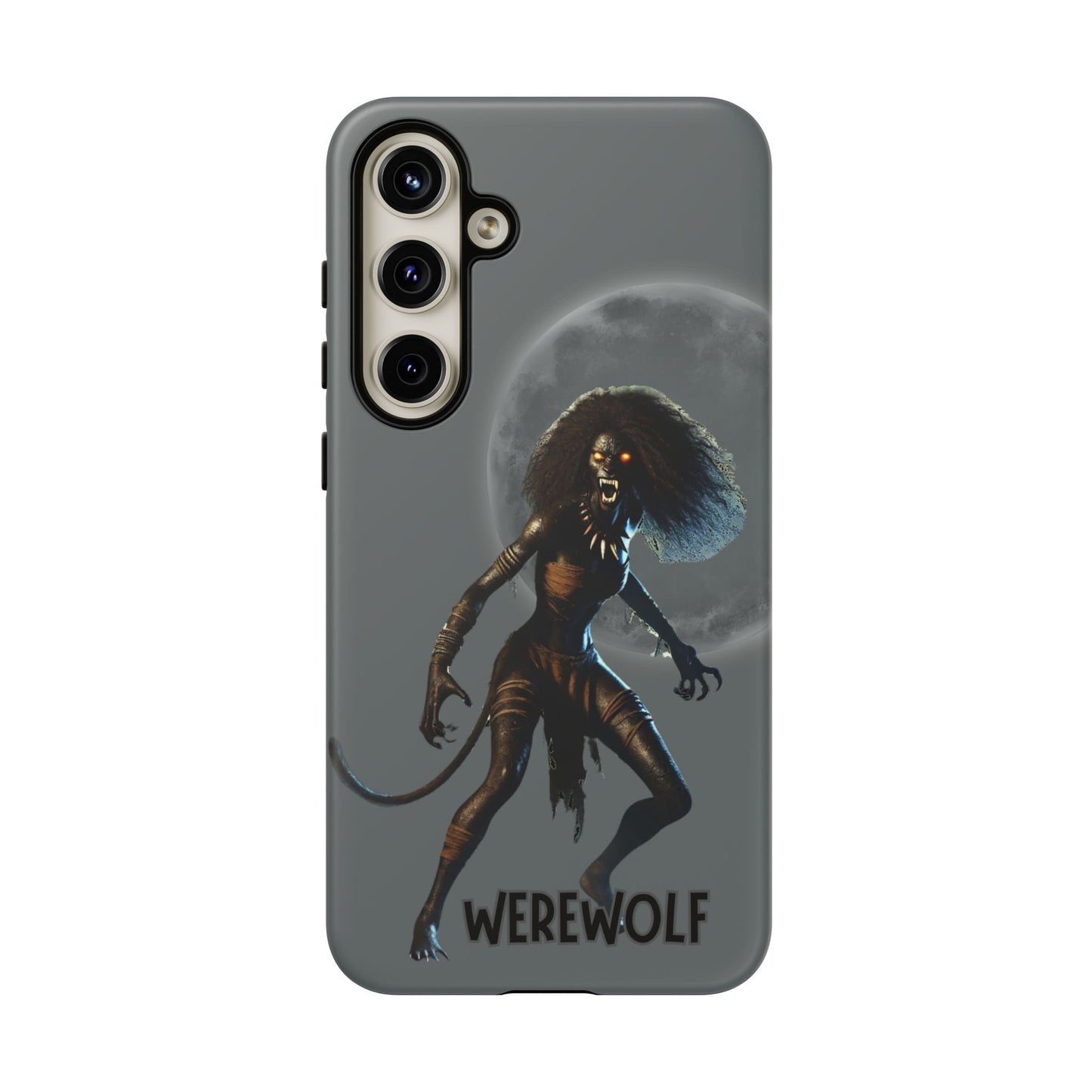Werewolf Phone Case, Tough Cases for Monster Lovers, Ghoul Phone Cover, Halloween Gift, Unique Cell Phone Accessory