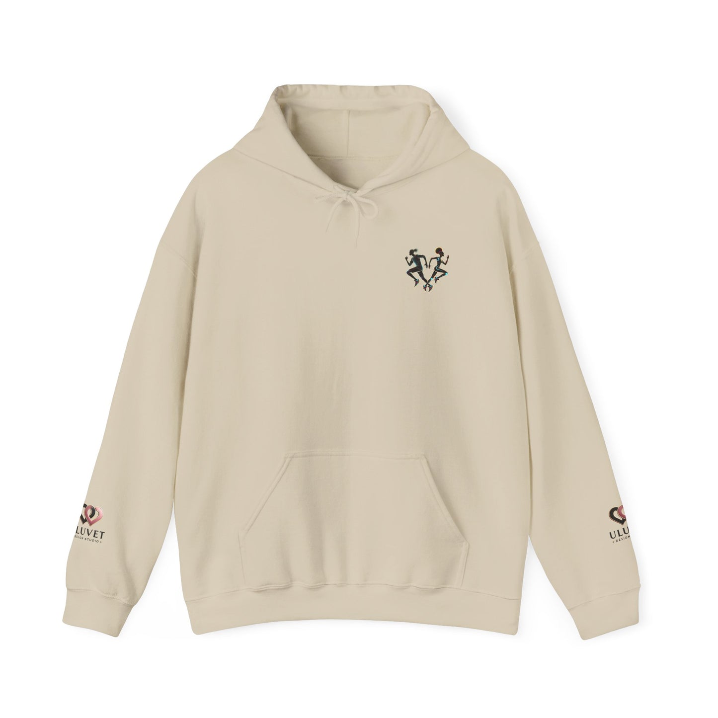 Dynamic Running Hooded Sweatshirt | Cozy Unisex Gift, Running Enthusiast Hoodie, Sportswear, Comfortable Style, Fitness Apparel