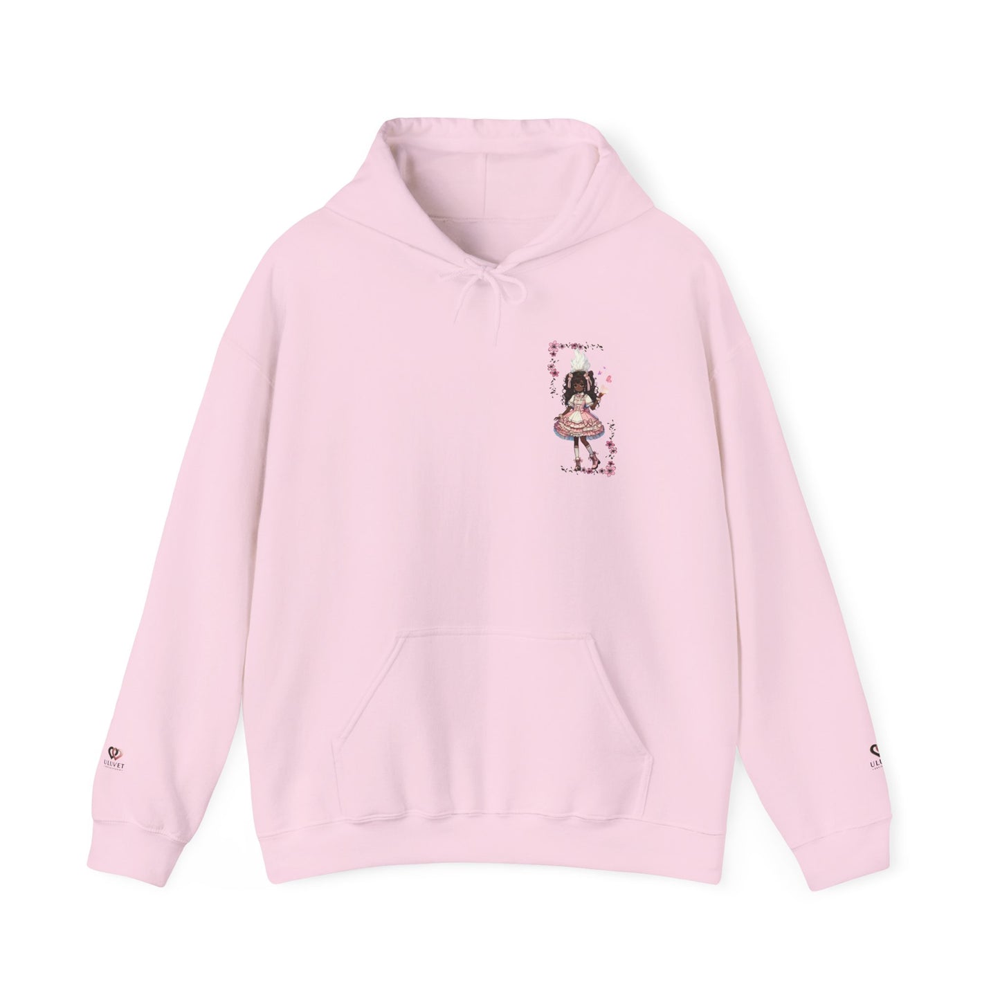 Hooded Sweatshirt - Girly Anime Fantasy Design