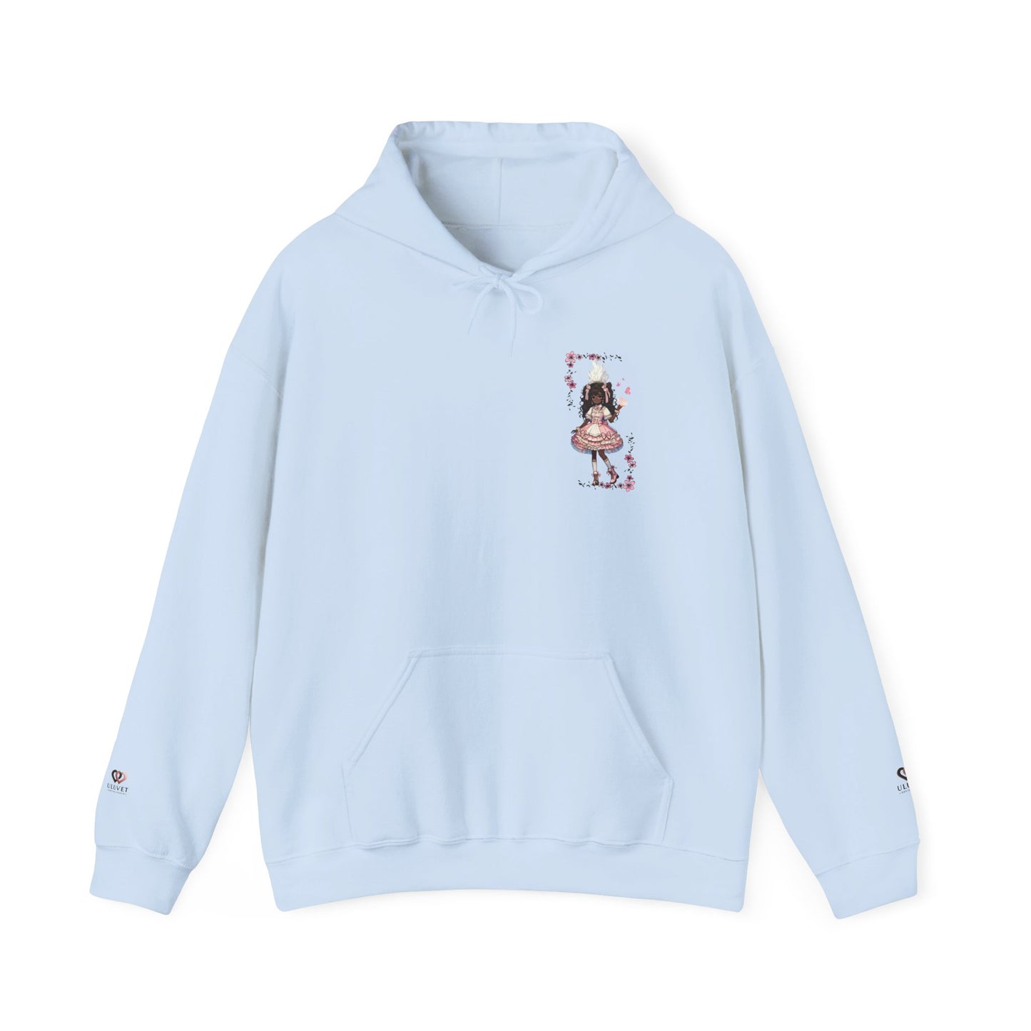 Hooded Sweatshirt - Girly Anime Fantasy Design