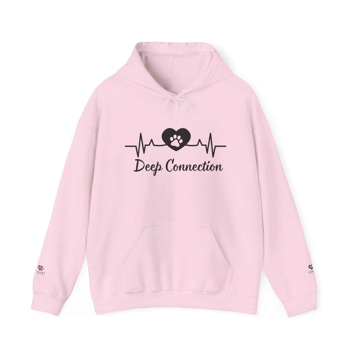 Heartfelt Pet Connection Hoodie, Cozy Gift for Animal Lovers, Perfect for Pet Birthdays, Adoption Days, or Casual Wear