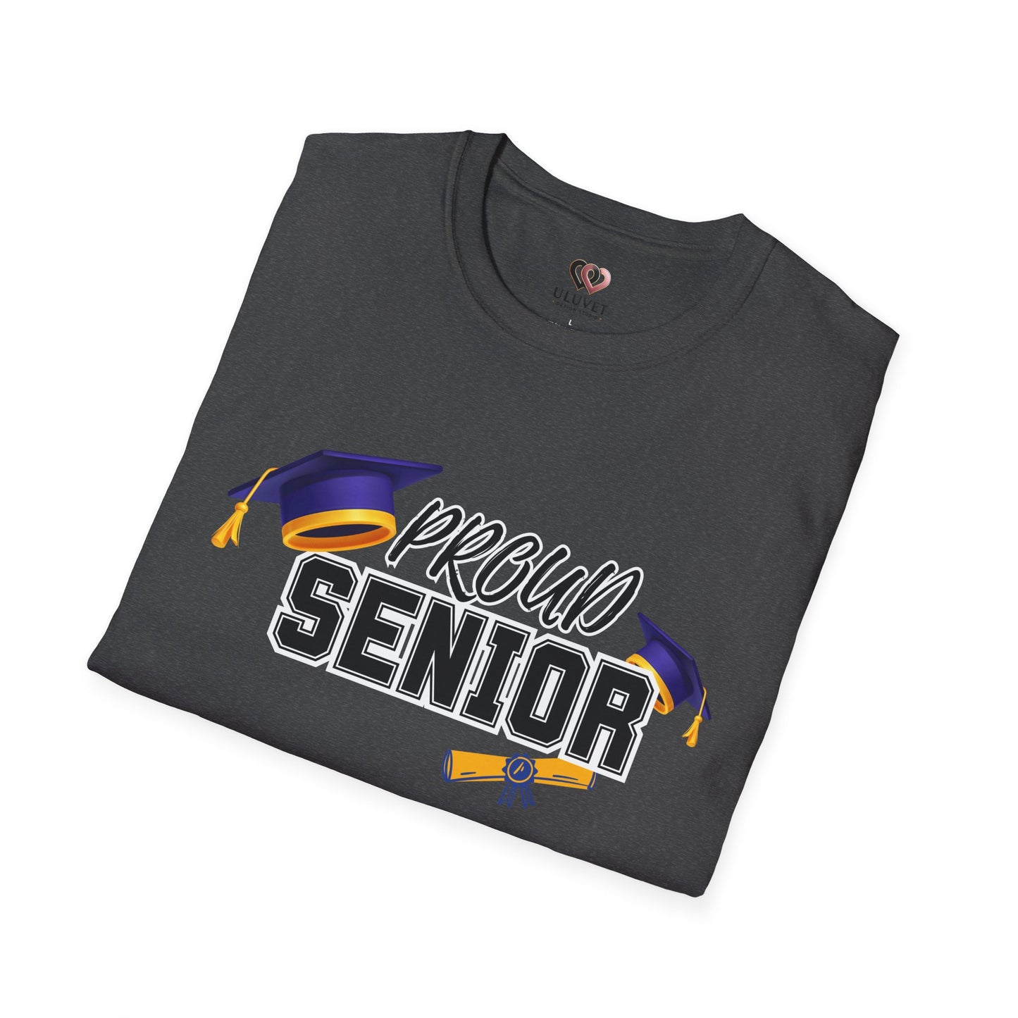 Proud Senior T-Shirt, Graduation Shirt, Unisex Tee for Graduates,, End of School Year Gift, Comfy Student Apparel