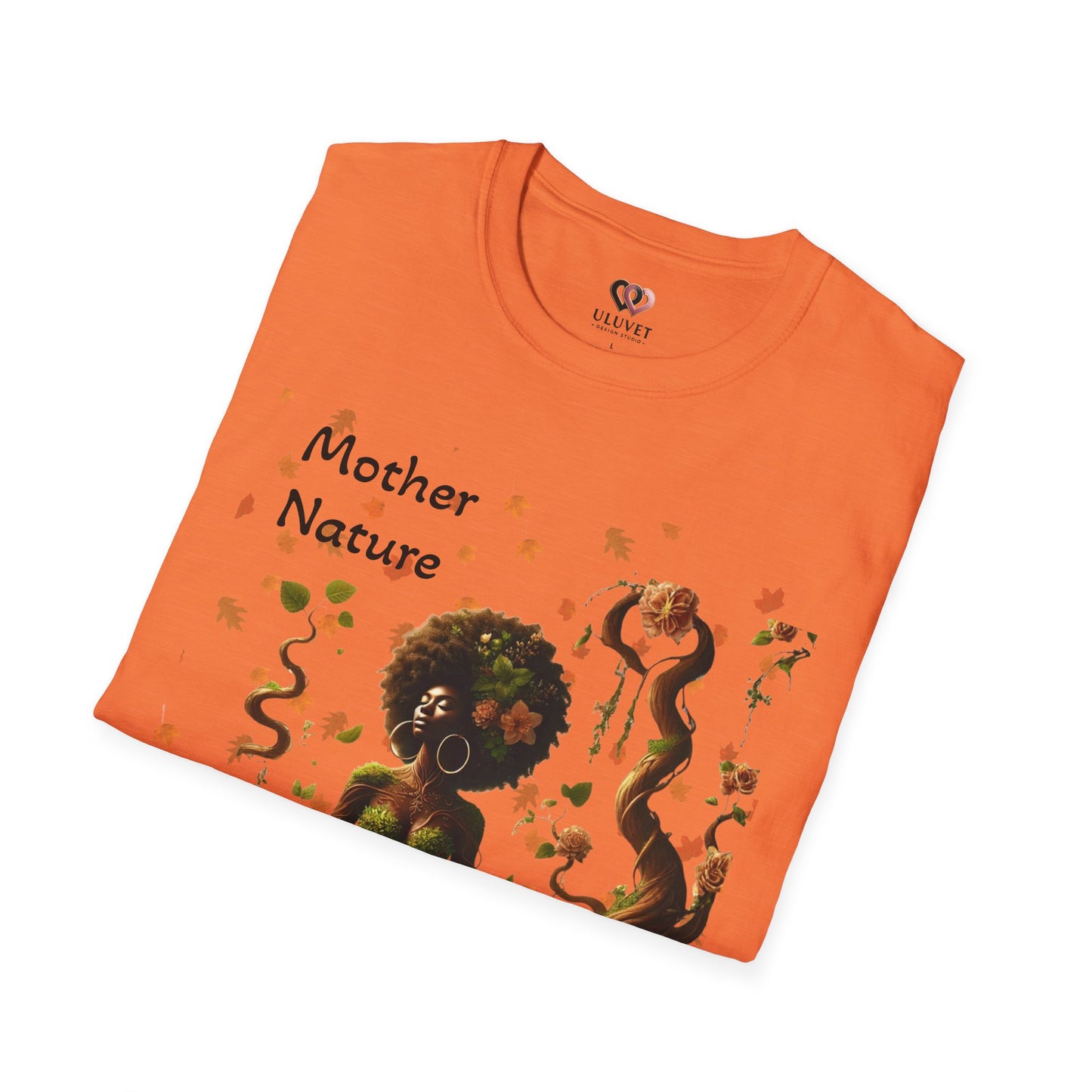 Mother Nature T-Shirt — Earthy Yoga Goddess Graphic Tee