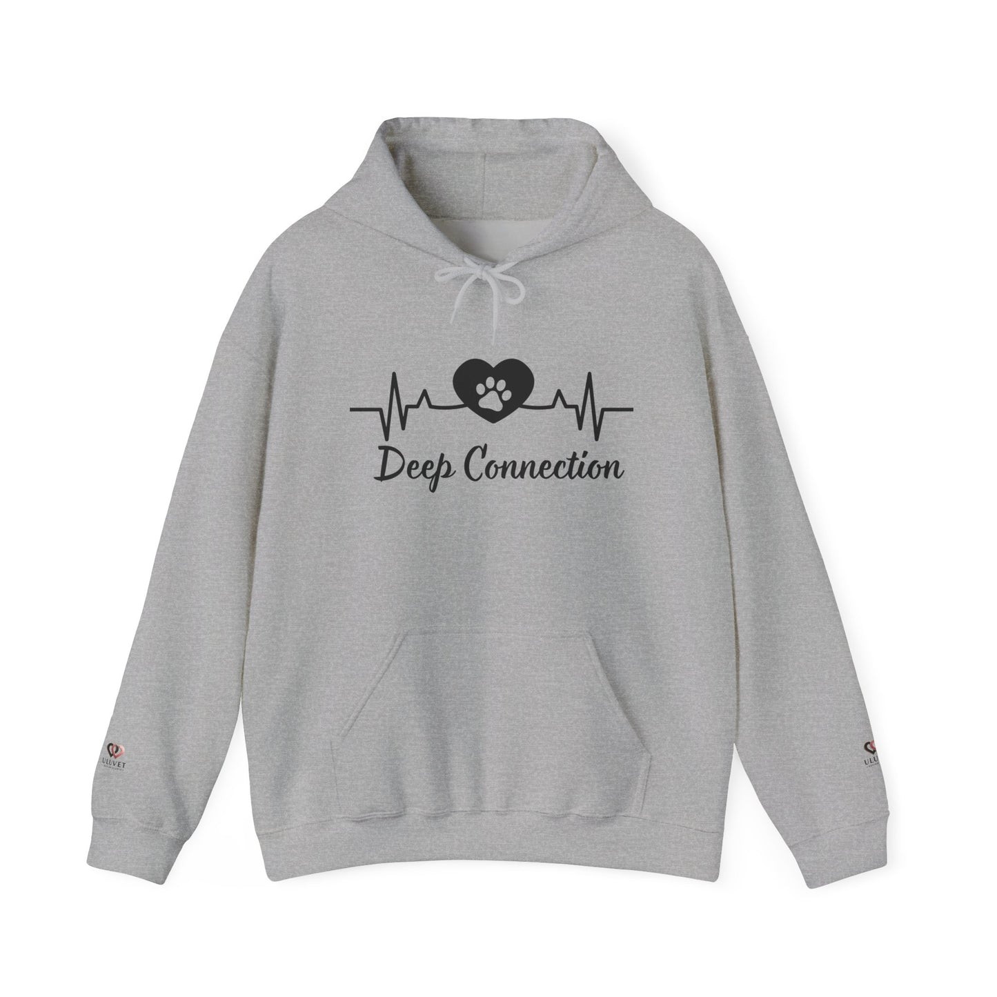 Heartfelt Pet Connection Hoodie, Cozy Gift for Animal Lovers, Perfect for Pet Birthdays, Adoption Days, or Casual Wear