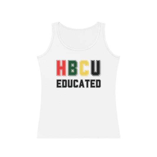 HBCU Educated Women's Tank Top - Celebrate Your Pride, Perfect for Summer Outings, College Events, Graduation Gifts, Back to School, Casual