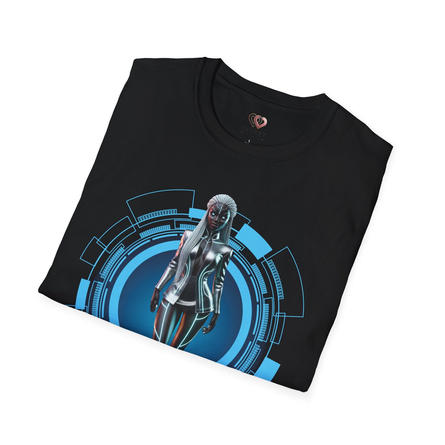 Futuristic Graphic Tee, Unisex Softstyle T-Shirt with Cyberpunk Design, Casual Wear for Tech Lovers, Gift for Gamers, Stylish Everyday [...]
