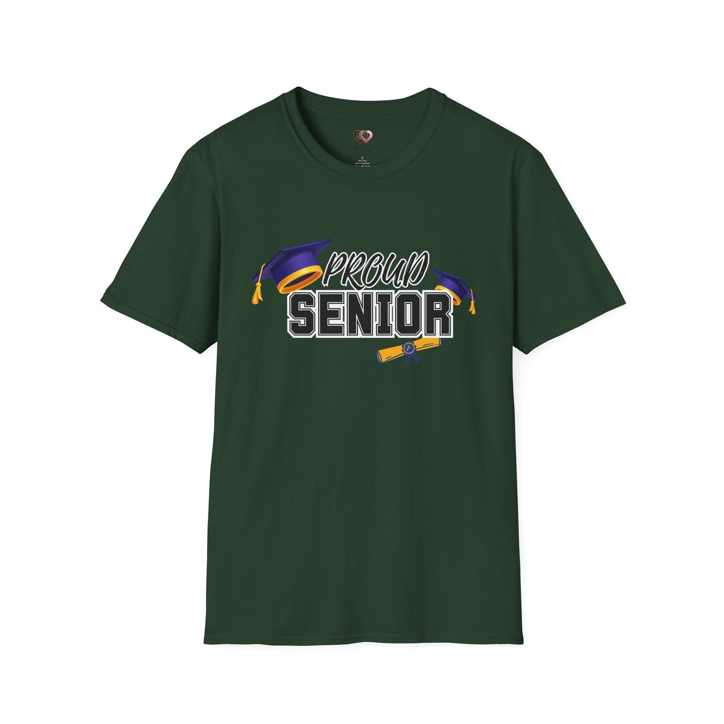 Proud Senior T-Shirt, Graduation Shirt, Unisex Tee for Graduates,, End of School Year Gift, Comfy Student Apparel