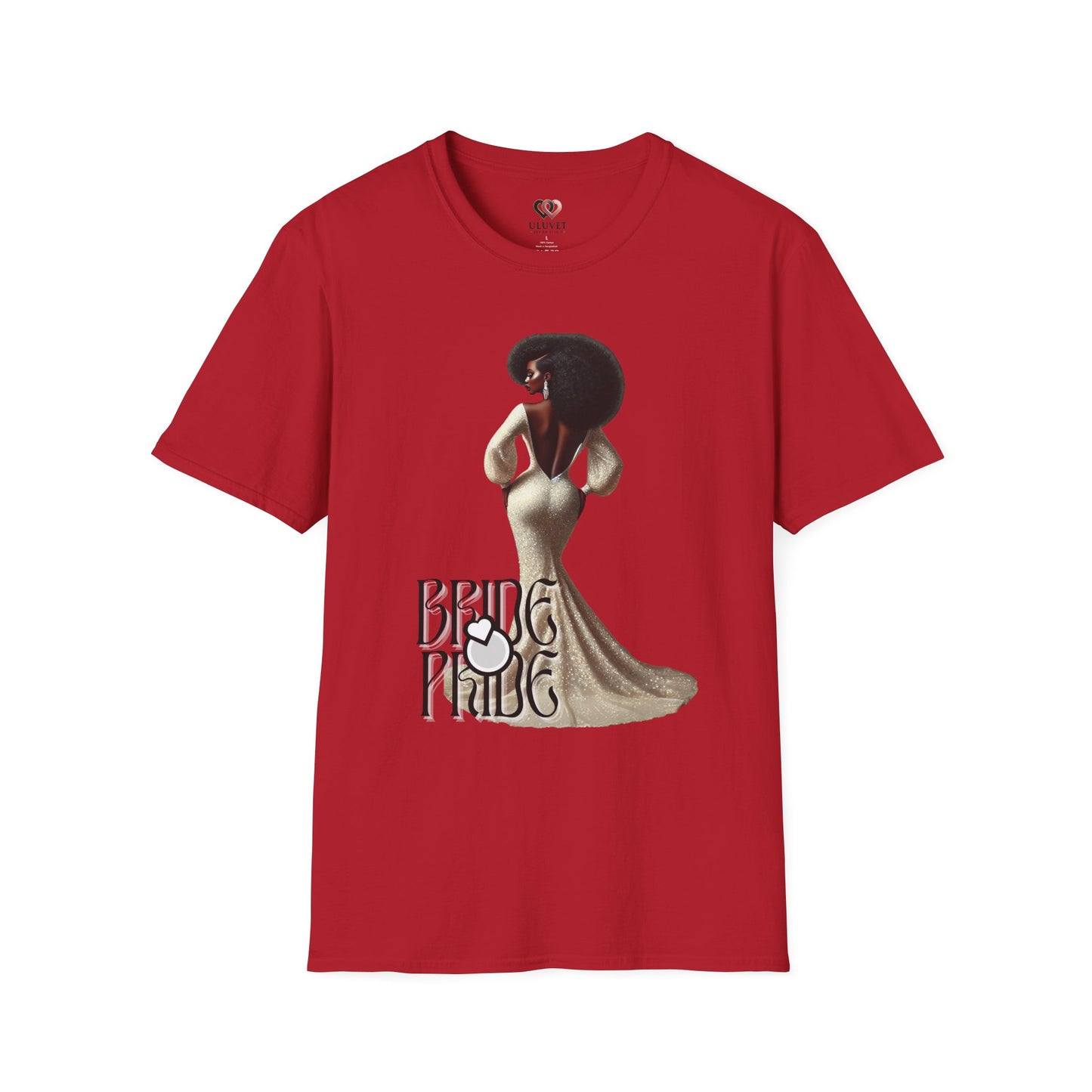 Bride Pride Graphic T-Shirt, Unisex Softstyle Tee + Celebrations, Fashionable , Gift for all, Casual Summer Shirt
