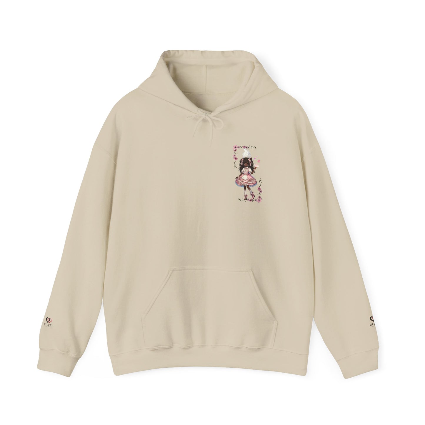 Hooded Sweatshirt - Girly Anime Fantasy Design
