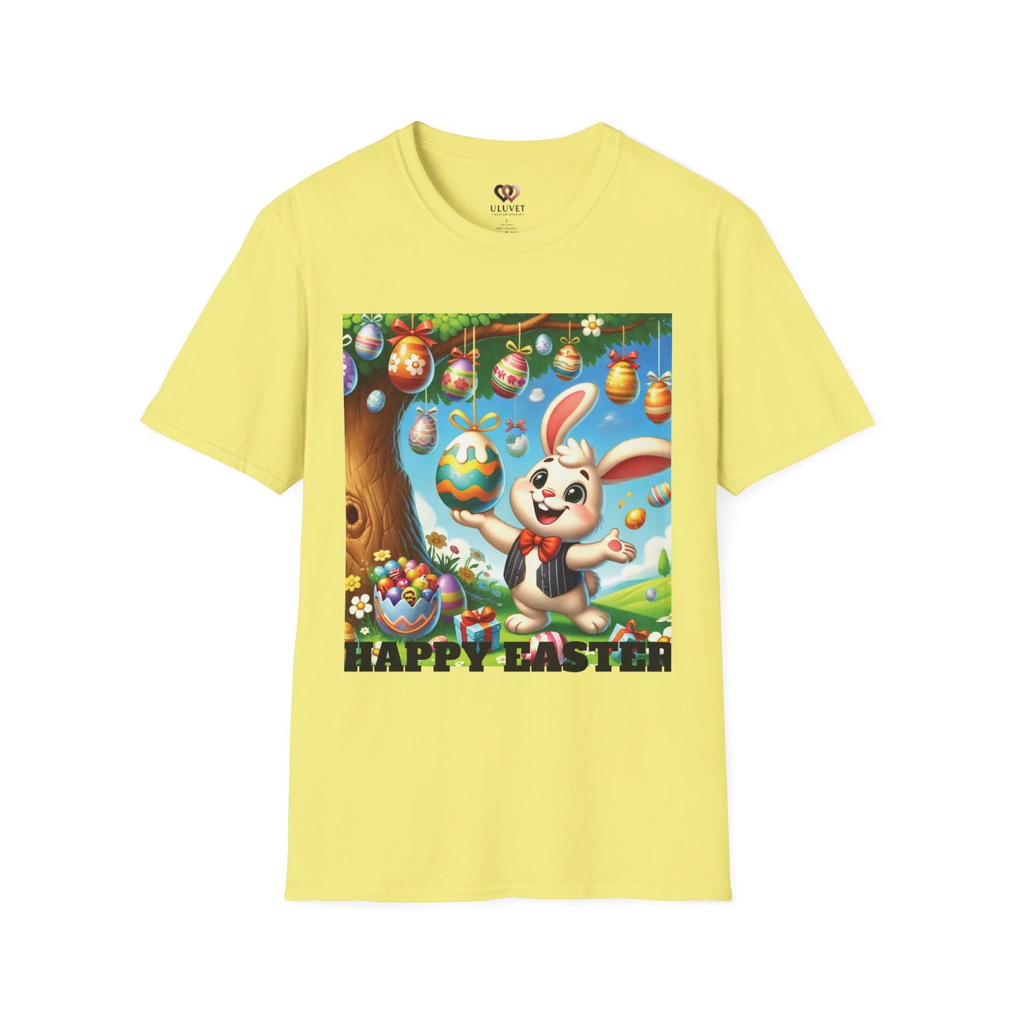 Easter & Halloween Unisex T-Shirt, Cute Bunny Tee, Spooky Rabbit Shirt, Holiday Graphic Top, Festive Wear, Easter Celebration
