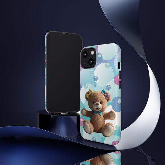 Cute Teddy Bear Phone Case for Kids, Fun and Whimsical Design, Durable Protection, Great Gift for Birthdays, Holidays, Baby Shower