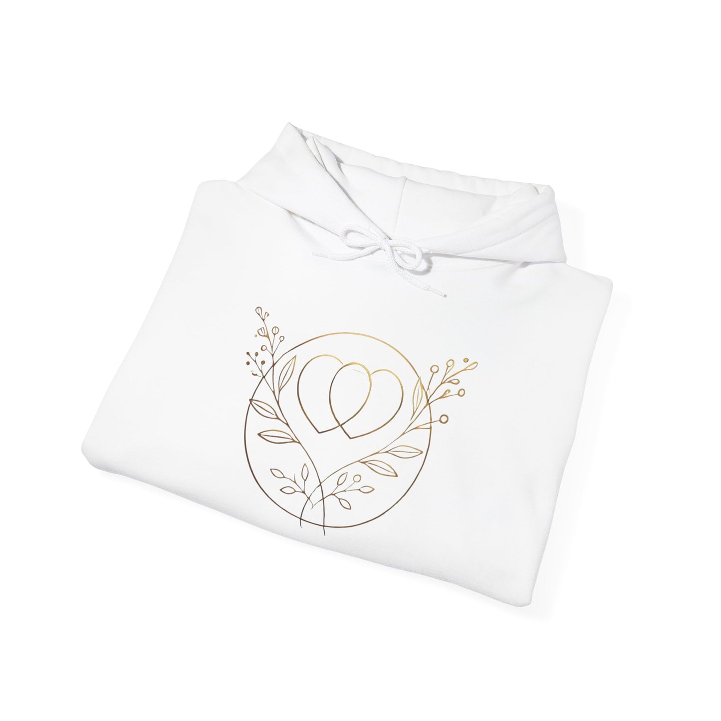 Chic Floral Love Hoodie, Cozy Unisex Sweatshirt, Perfect for Gifting, Trendy Casual Wear, Ideal for Holidays and Celebrations