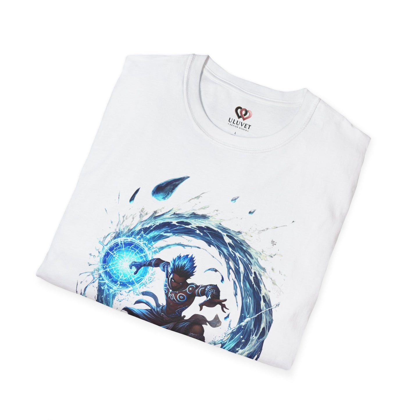 Water Anime Unisex Softstyle T-Shirt