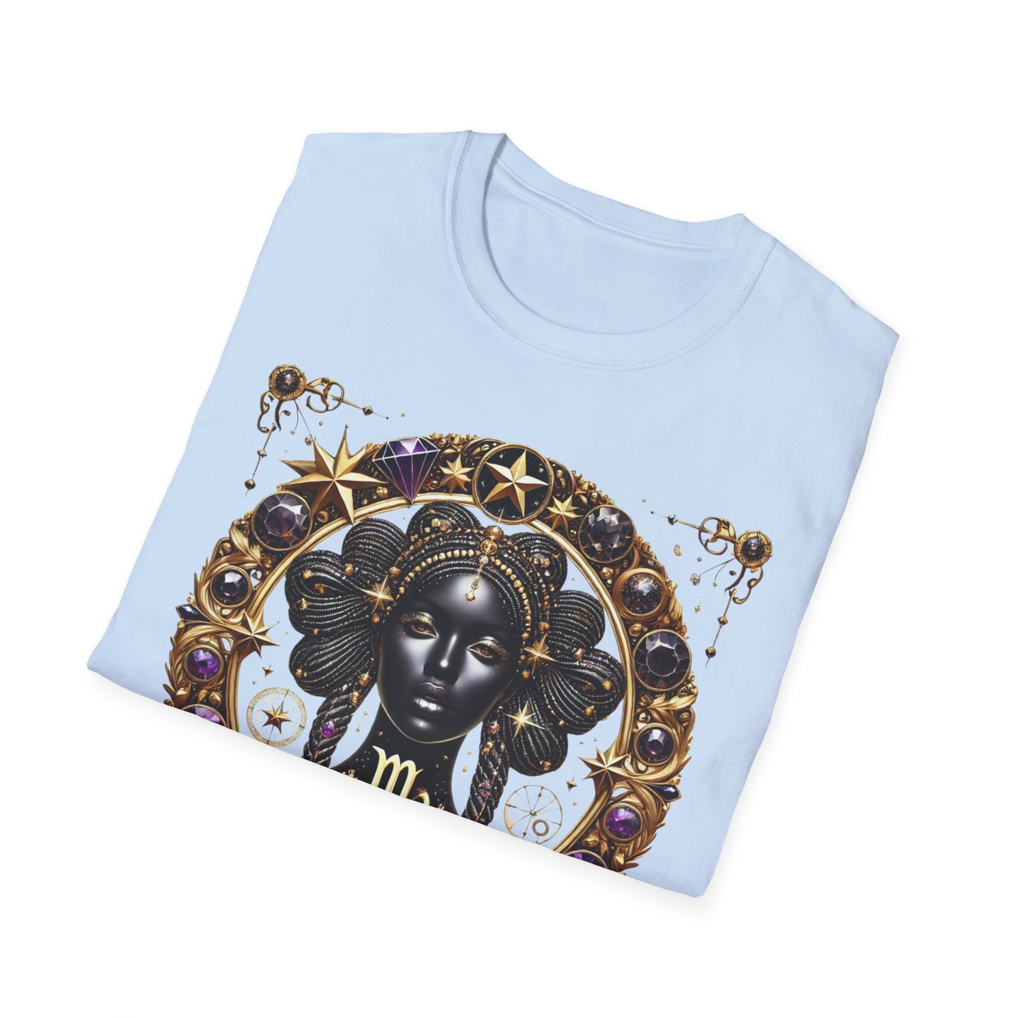 Virgo Zodiac Unisex Softstyle T-Shirt, Astrological Tee, Astrology Gift, Horoscope Apparel, Star Sign Shirt, Birthday Gift