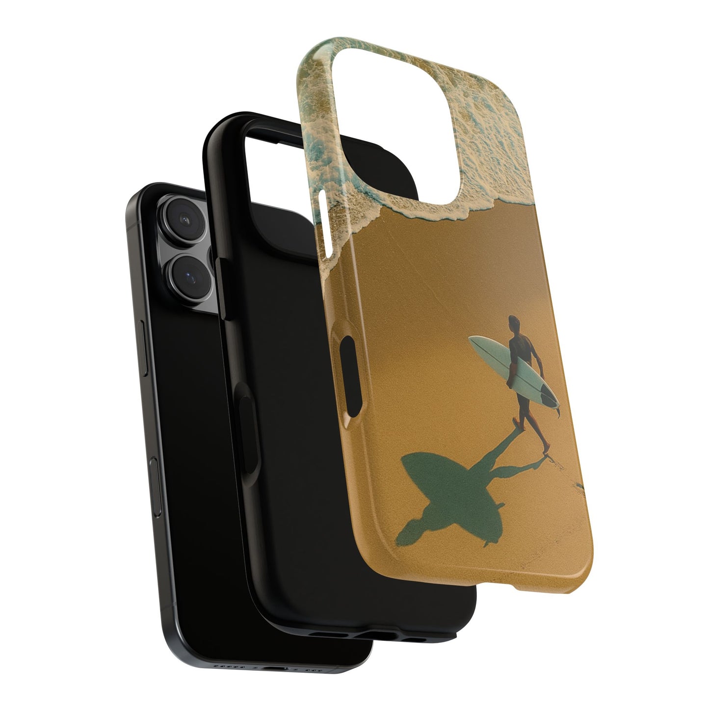Surfing Phone Case, Coastal Vibe Smartphone Cover, Ocean Lover Gift, Beach Themed Accessory, Summer Essentials