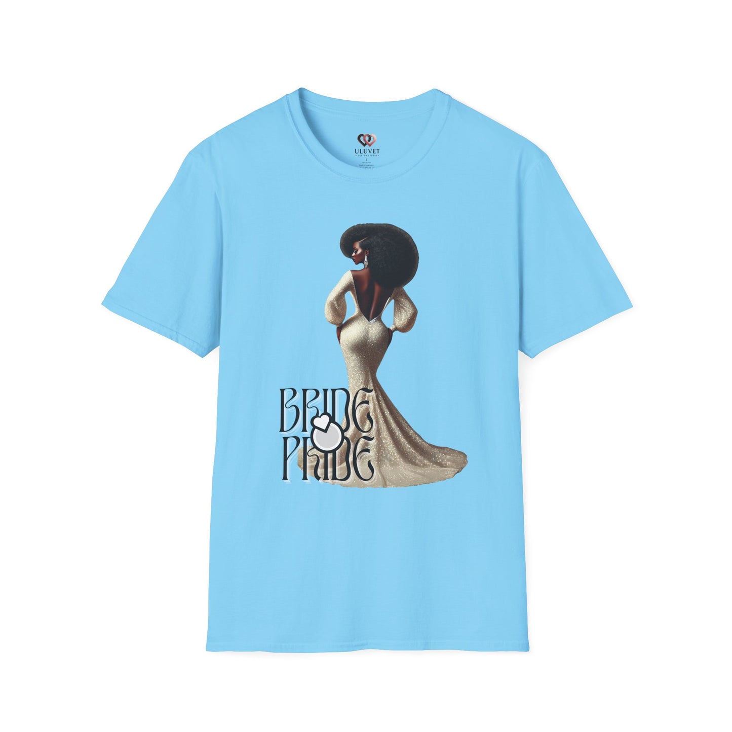 Bride Pride Graphic T-Shirt, Unisex Softstyle Tee + Celebrations, Fashionable , Gift for all, Casual Summer Shirt