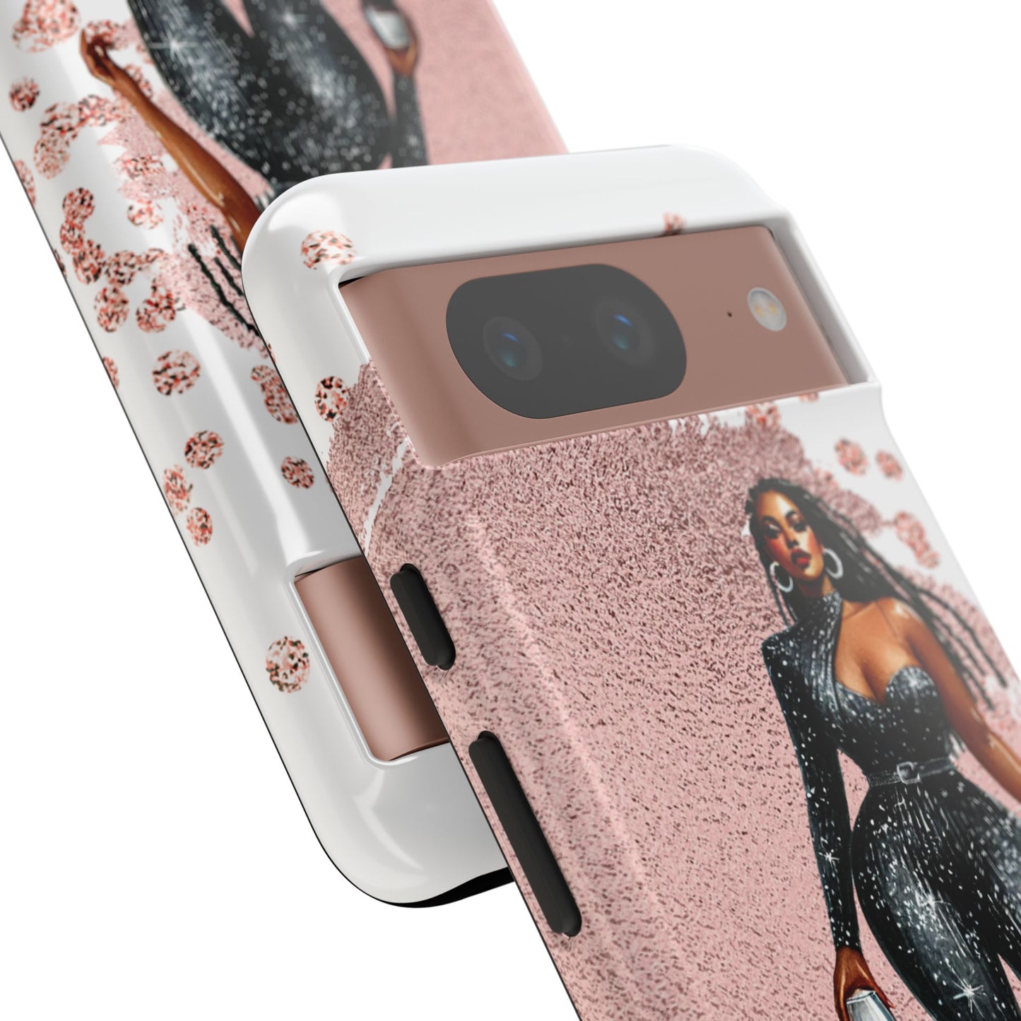 Glamorous Diva Cell Phone Case, Stylish Female Beauty Cover, Tough Cases for Women, Fabulous Girl Boss Accessories, Fashionable Lady Phone