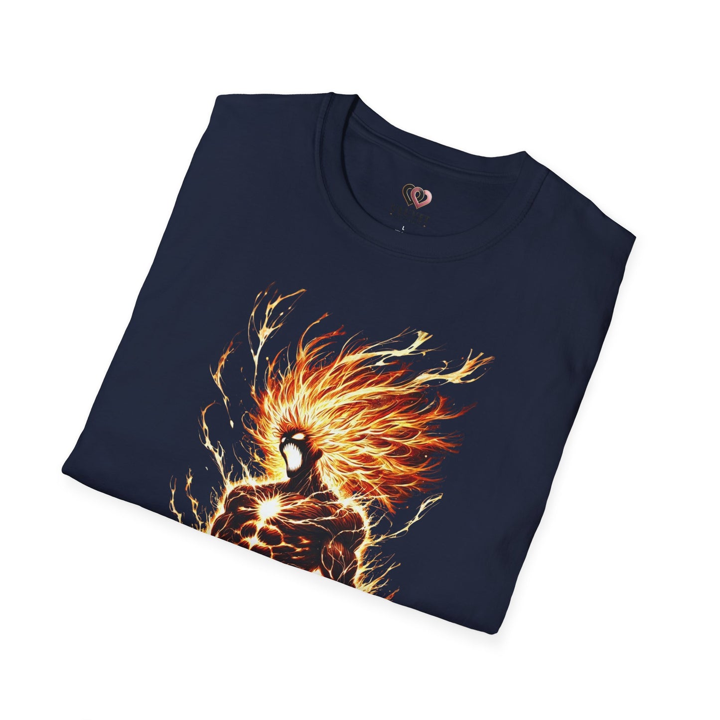 Fire Anime Unisex Softstyle T-Shirt