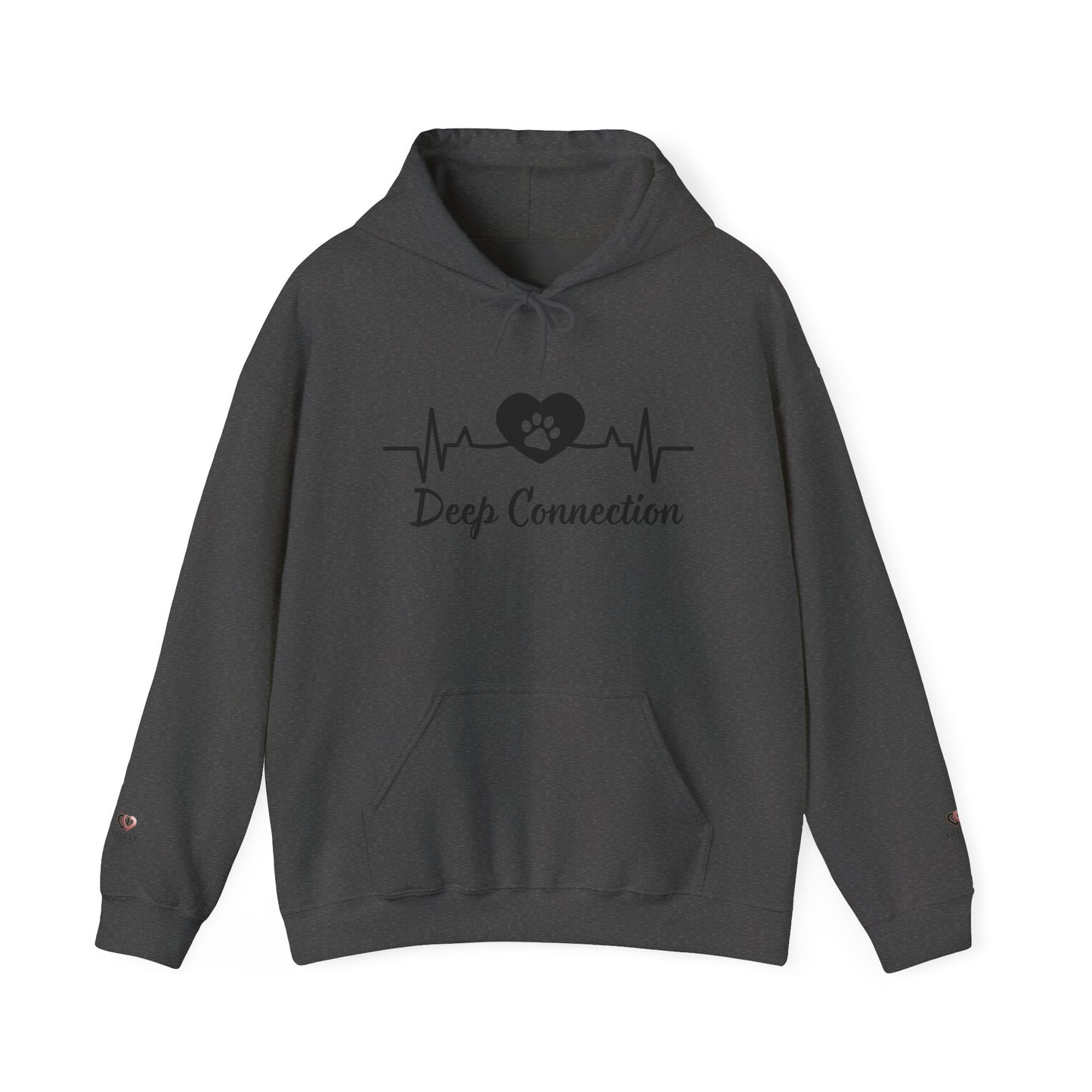 Heartfelt Pet Connection Hoodie, Cozy Gift for Animal Lovers, Perfect for Pet Birthdays, Adoption Days, or Casual Wear