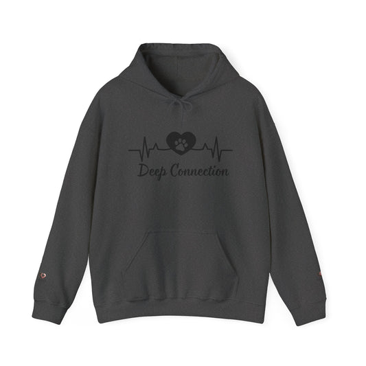 Heartfelt Pet Connection Hoodie, Cozy Gift for Animal Lovers, Perfect for Pet Birthdays, Adoption Days, or Casual Wear