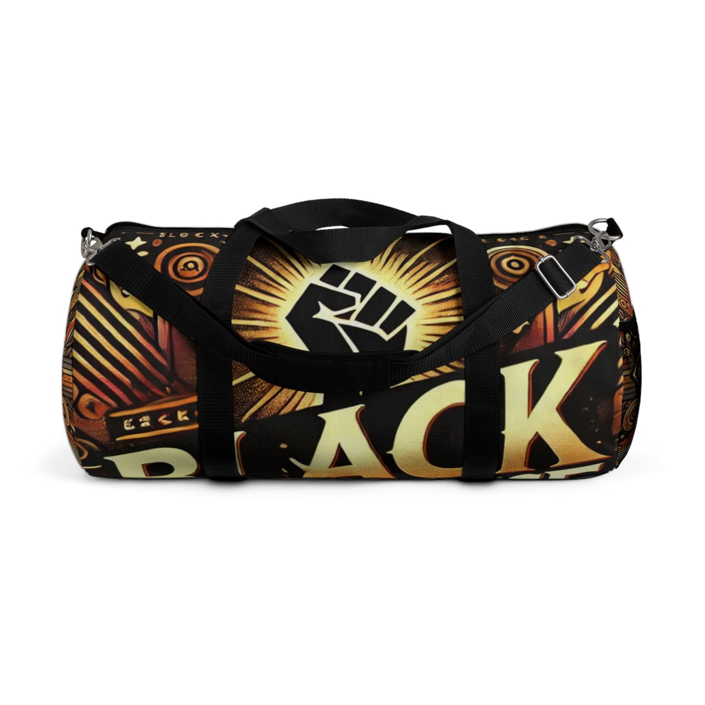Black Power Fist Duffel Bag . Afrocentric Protest Travel Gear