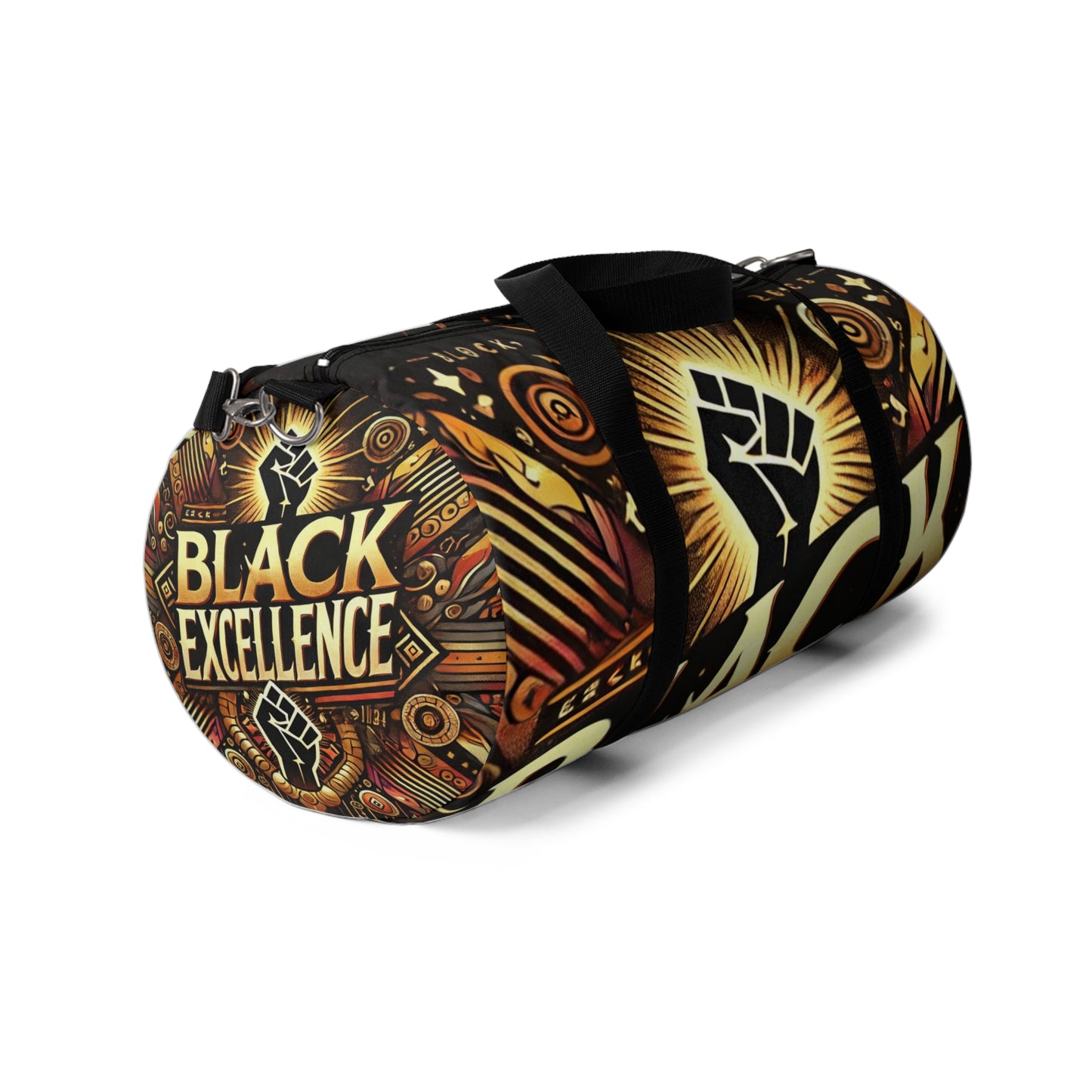Black Power Fist Duffel Bag . Afrocentric Protest Travel Gear