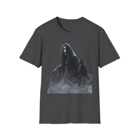 Spooky Ghost Graphic Tee, Halloween Shirt, Unisex T-Shirt, Ghoul Costume, Casual Wear, Gift for Horror Fans