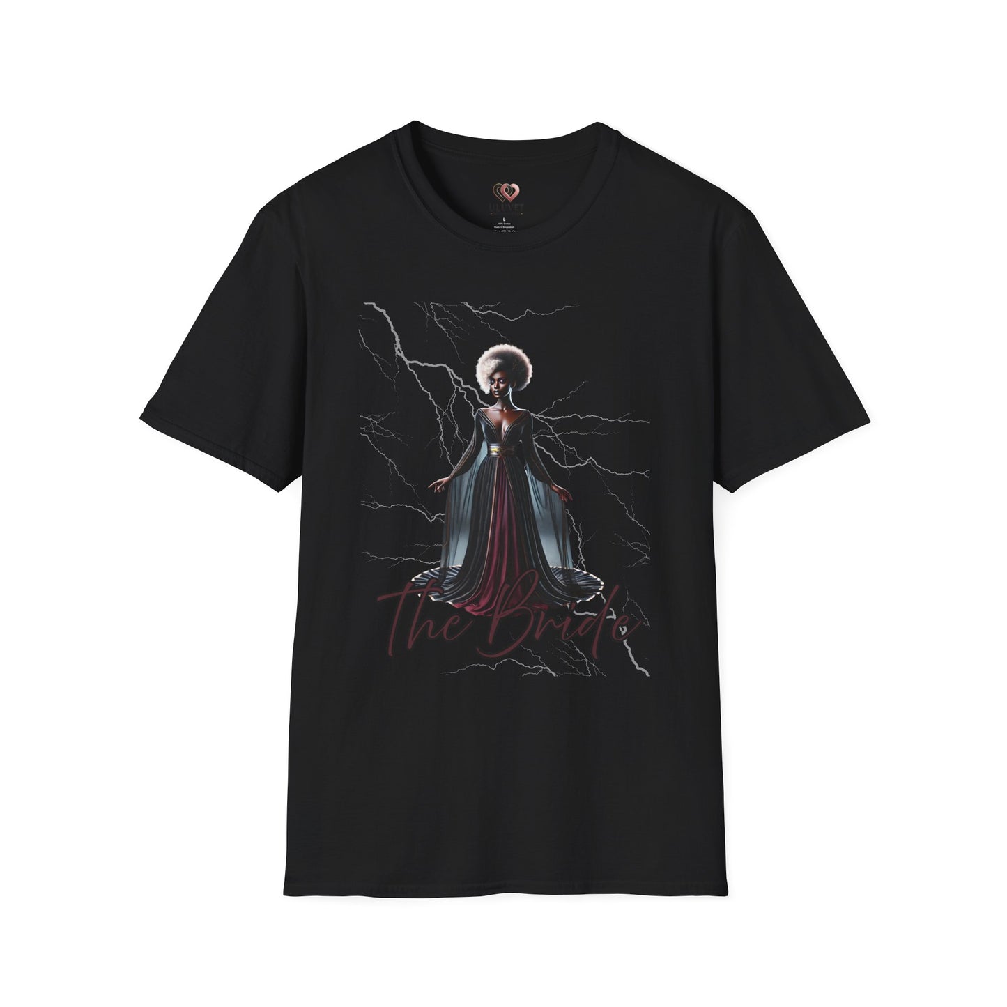 Mystical Vibe Unisex Softstyle T-Shirt with Electric Design