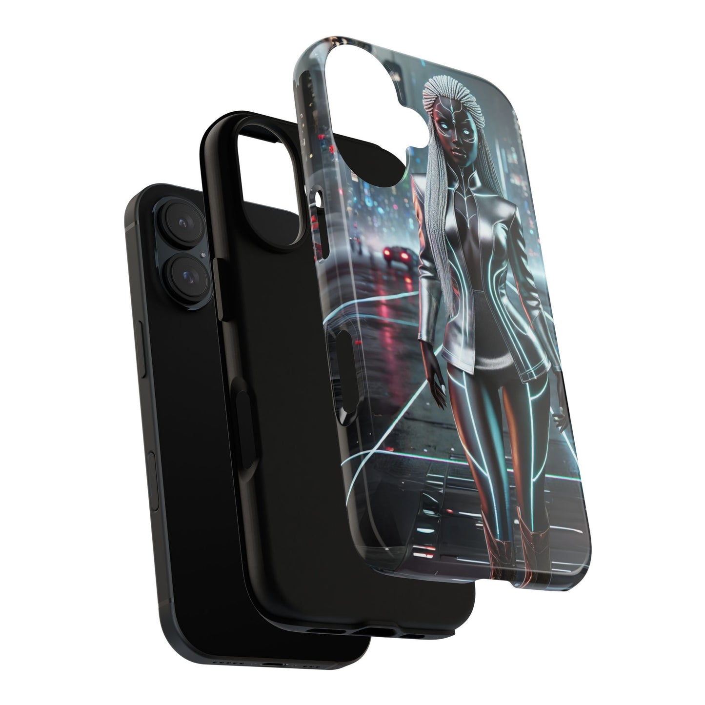 Futuristic Phone Case for Tech Lovers, Cyberpunk Phone Cover, Cool Gift for Him/Her, Unique Tech Accessory, Stylish Phone Protector