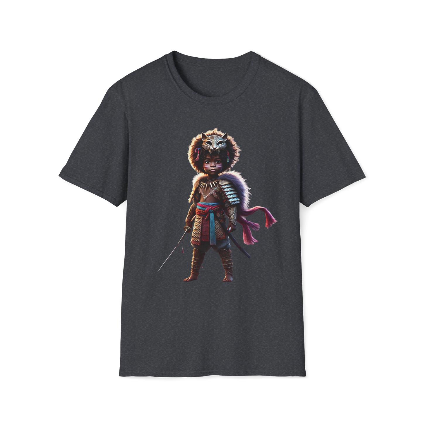 Warrior Spirit Unisex Softstyle T-Shirt - Vibrant Graphic Tee for Adventurers