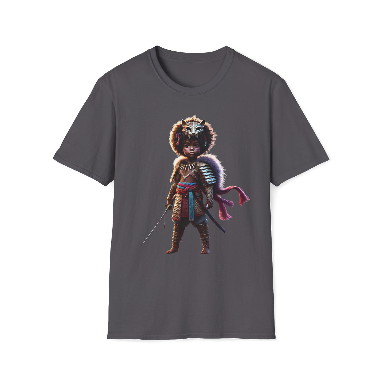 Warrior Spirit Unisex Softstyle T-Shirt - Vibrant Graphic Tee for Adventurers