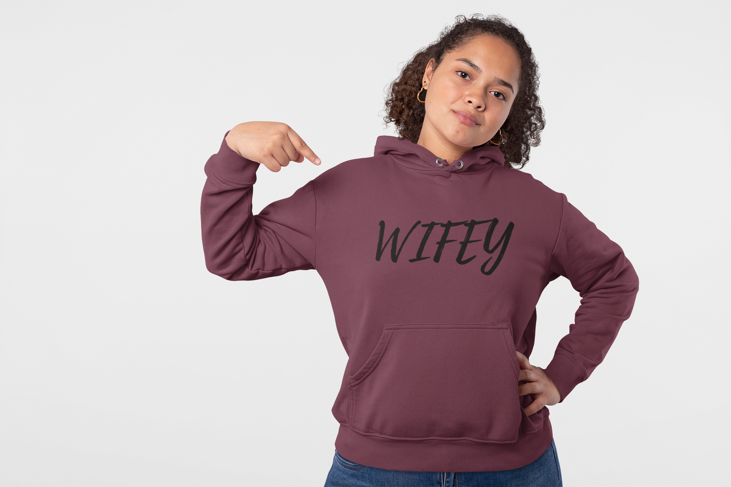 Wifey Hoodie - Cozy Unisex Sweatshirt for Gifts, Bridal Shower, Anniversary, Casual Wear, Everyday Comfort