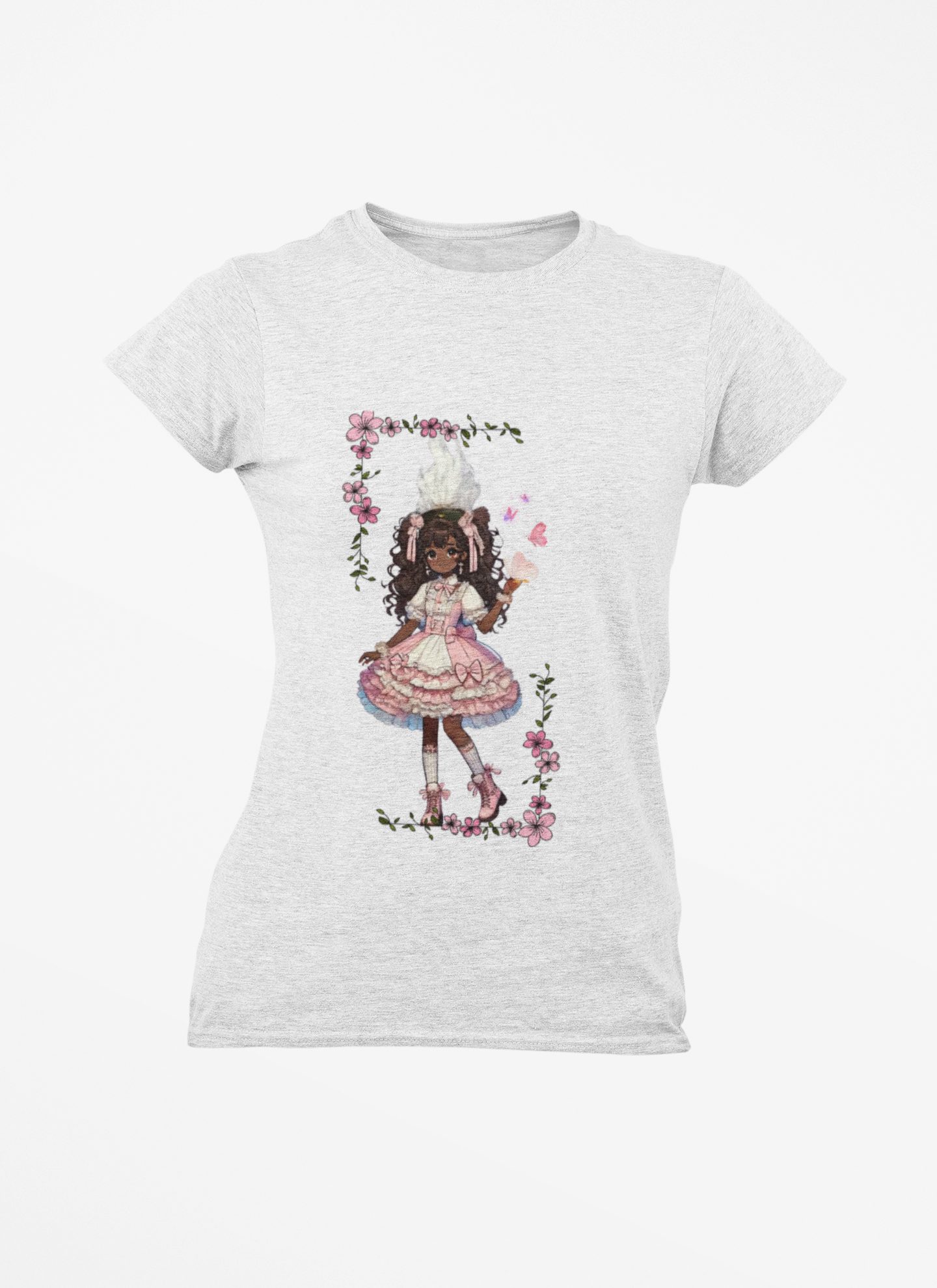 Unisex Softstyle T-Shirt  - Girly Anime Fantasy Design