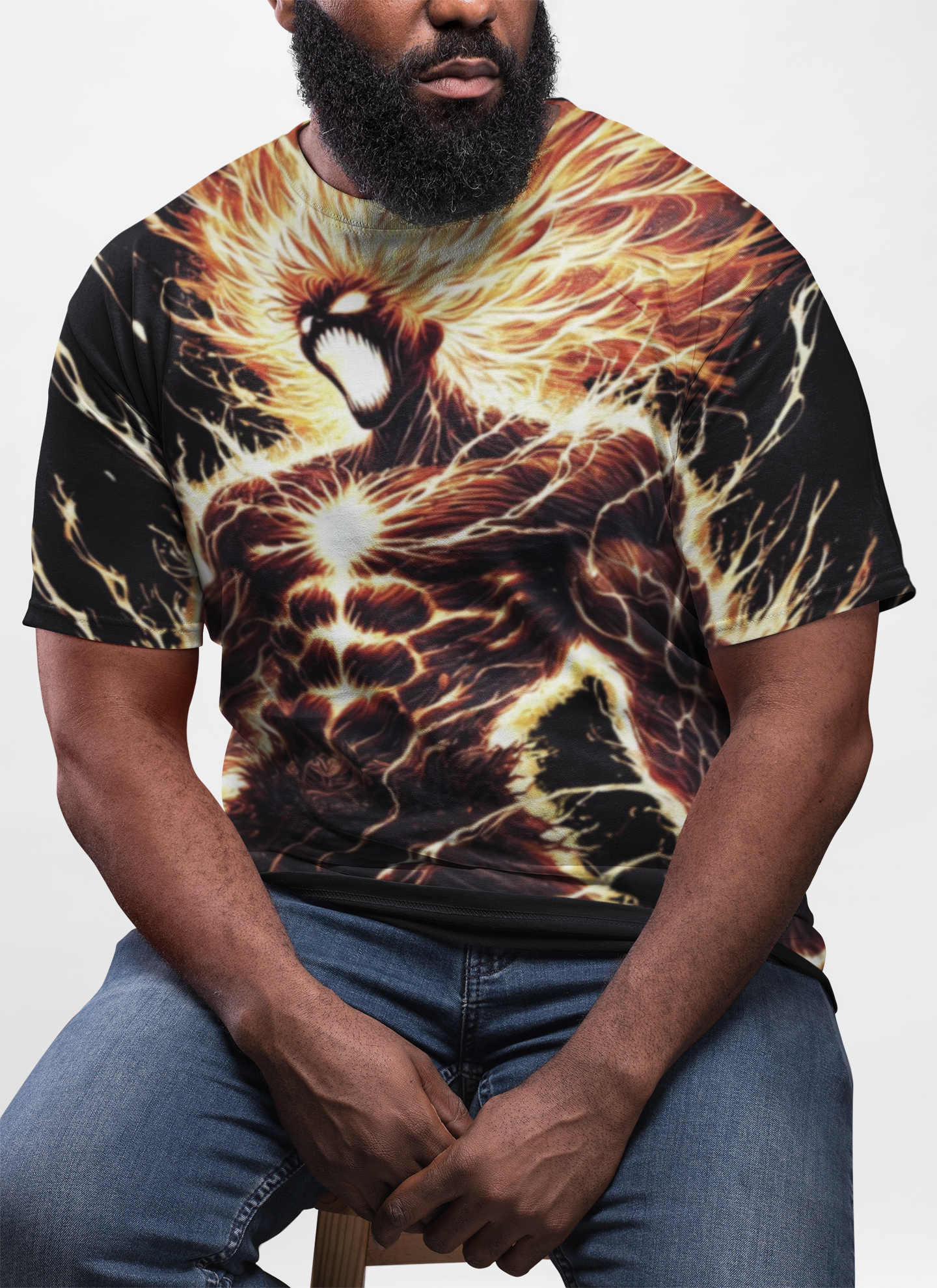 Flame Spirit All-Over Print Tee