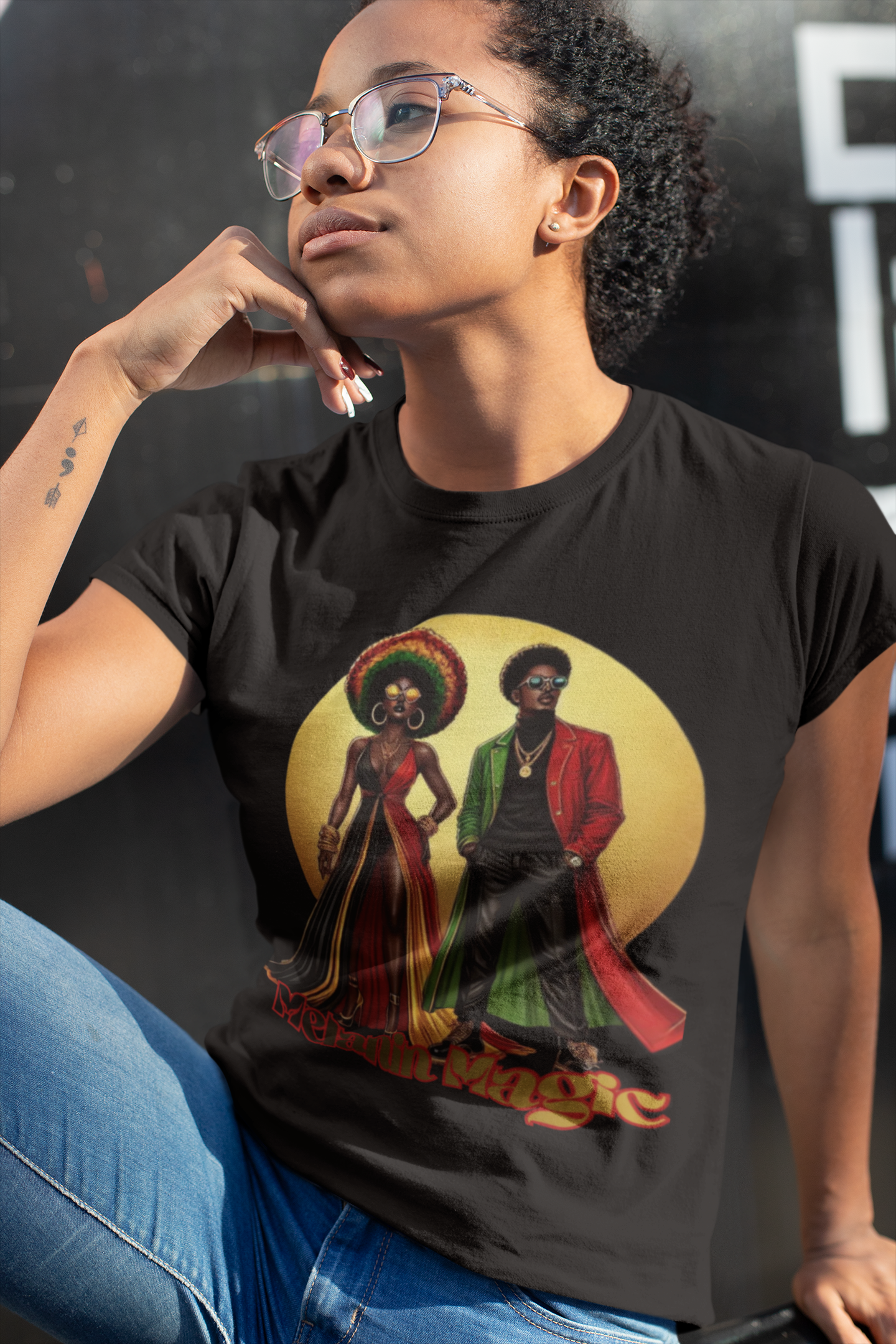Black Magic Vintage Afrocentric T-Shirt