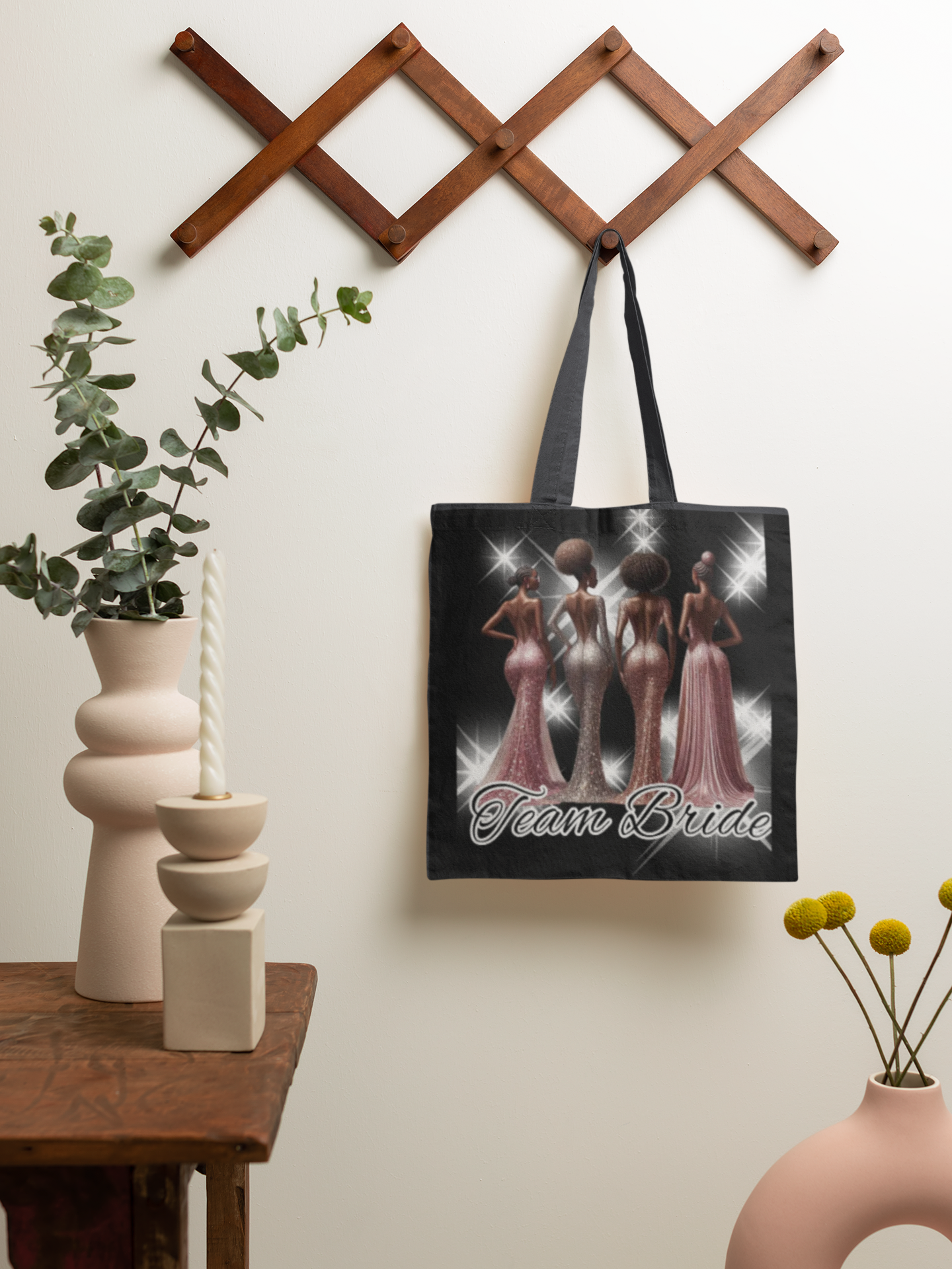 Team Bride Tote Bag | Bridesmaid Bachelorette Party Bride Squad