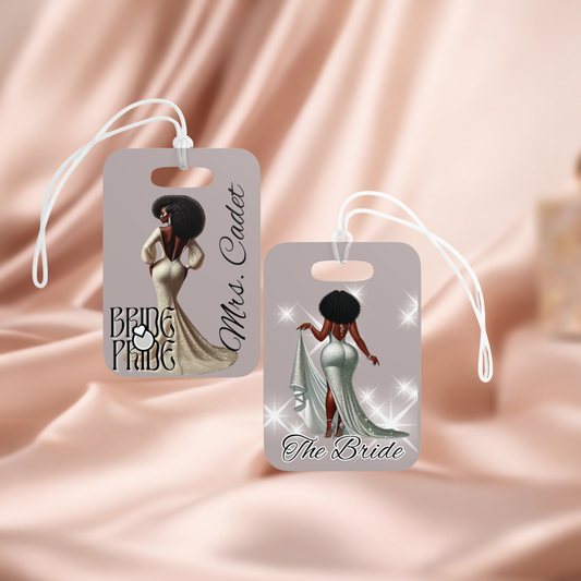 Bride Pride Illustration Luggage Tag